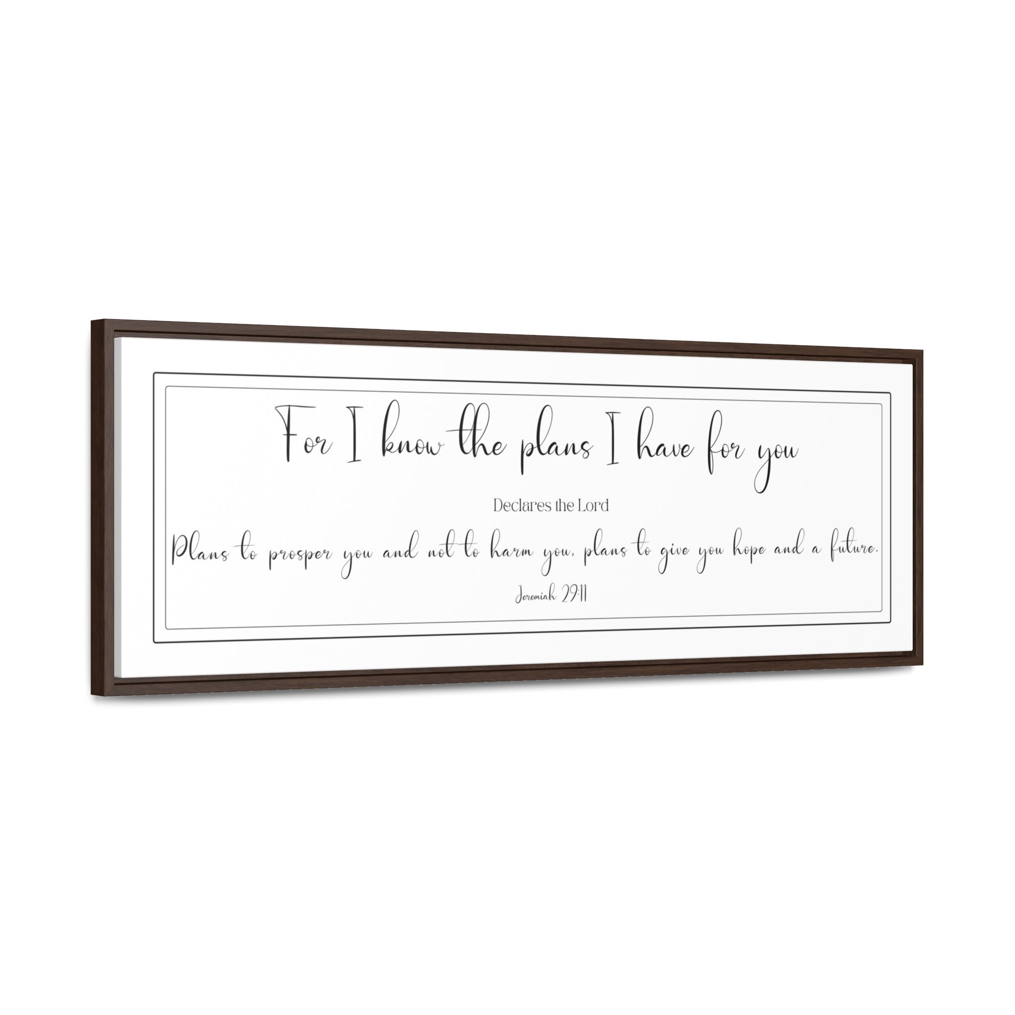 I Know The Plans I Have For You | Christian Wall Art