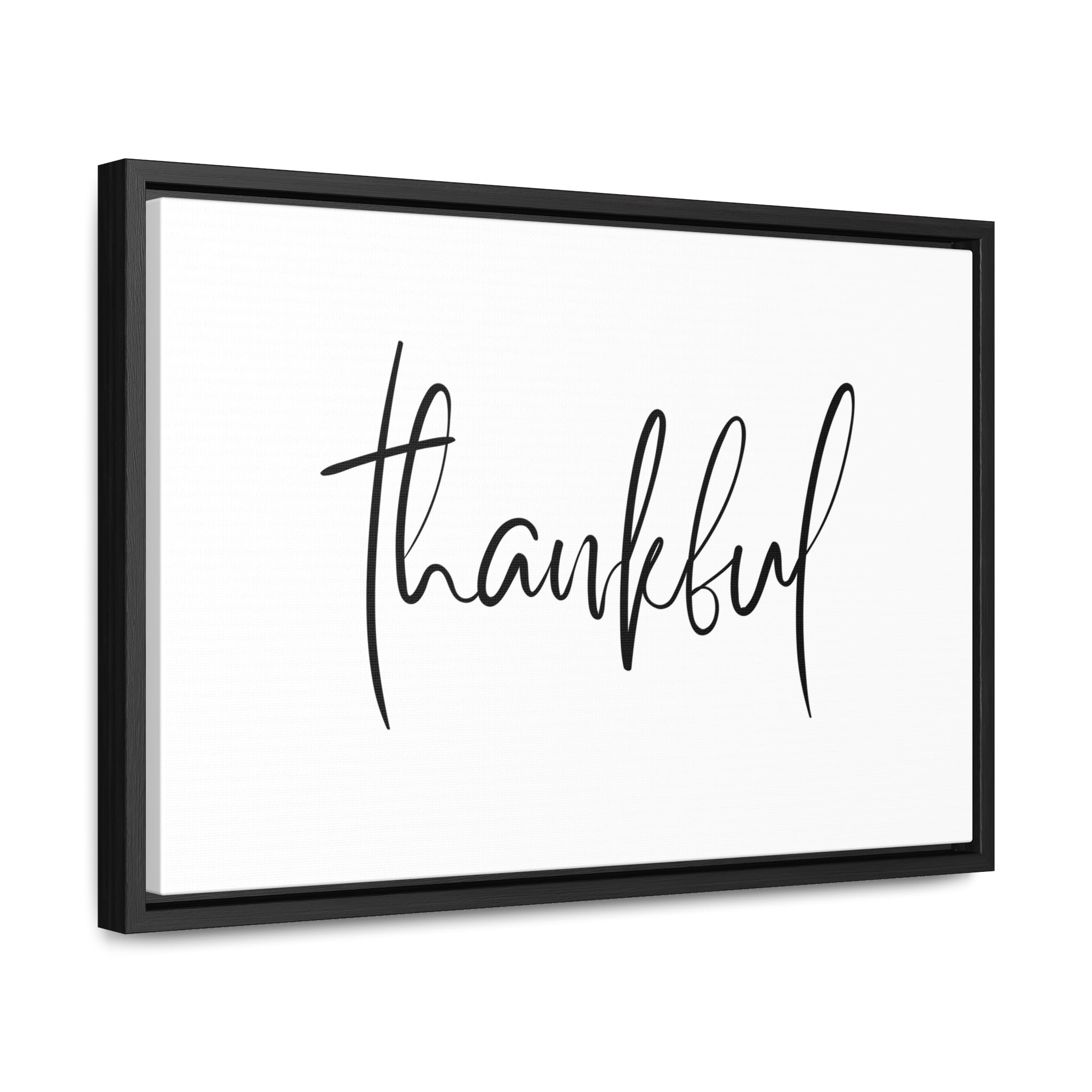 Thankful | Gratitude Wall Art | Canvas