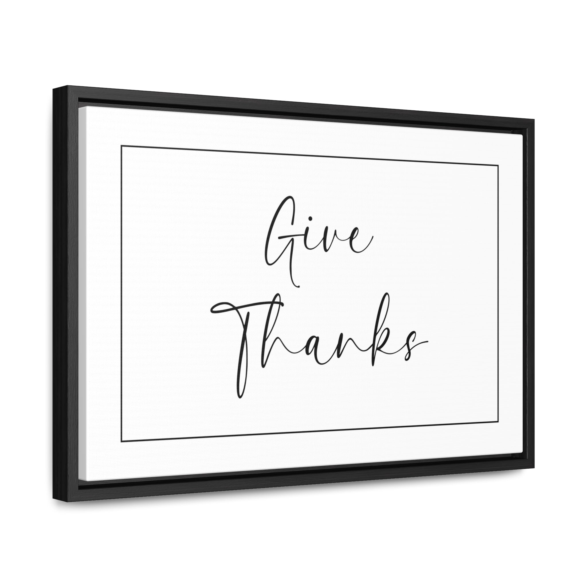 Give Thanks_V2 | Gratitude Wall Art | Canvas