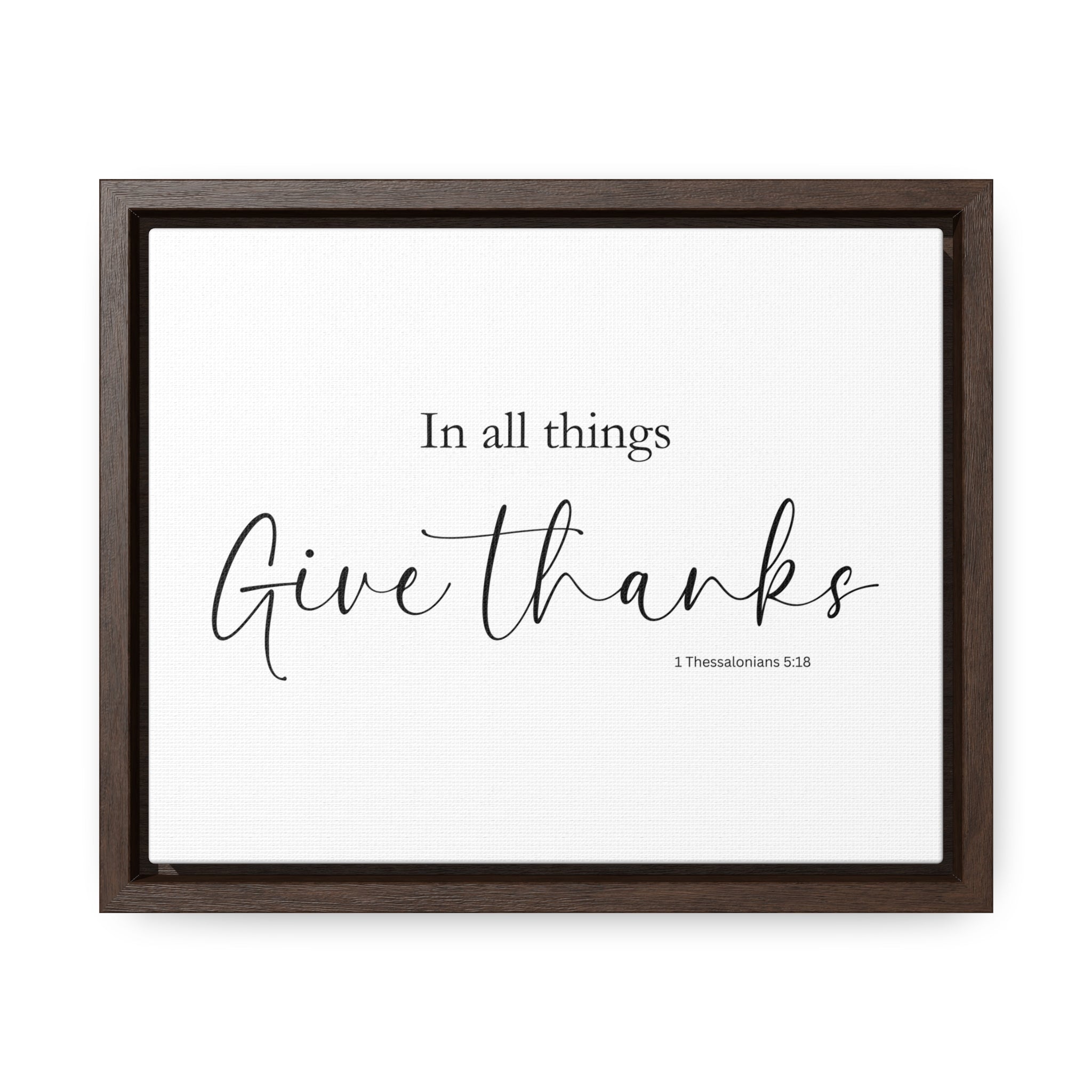 In All Things Give Thanks | Christian Wall Art