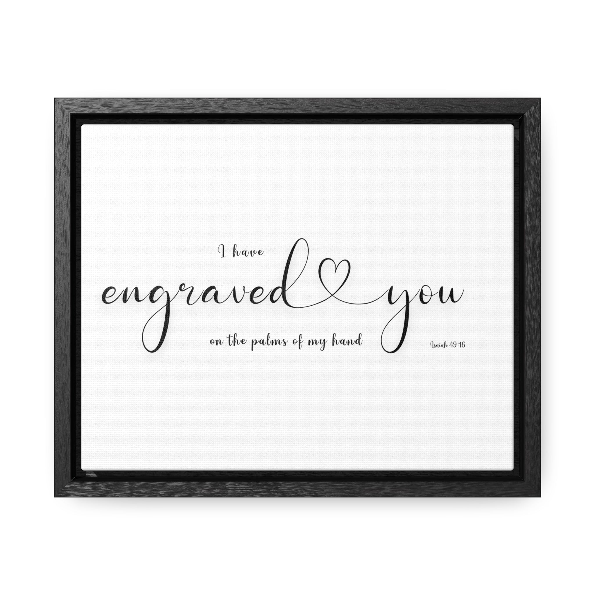 I Engraved You On The Palm Of My Hands | Christian Wall Art