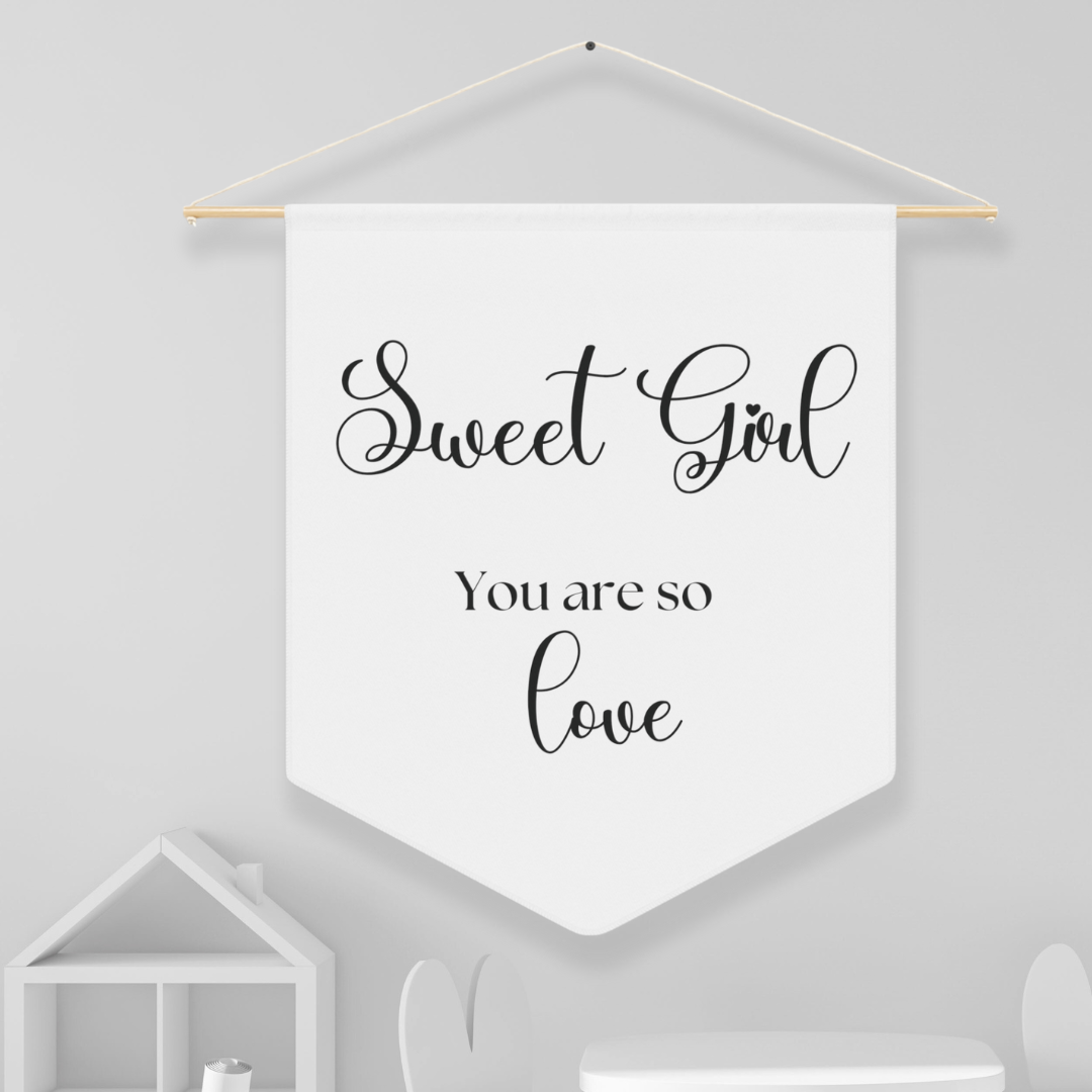 Sweet Girl You Are So Loved | Nursery Pennant