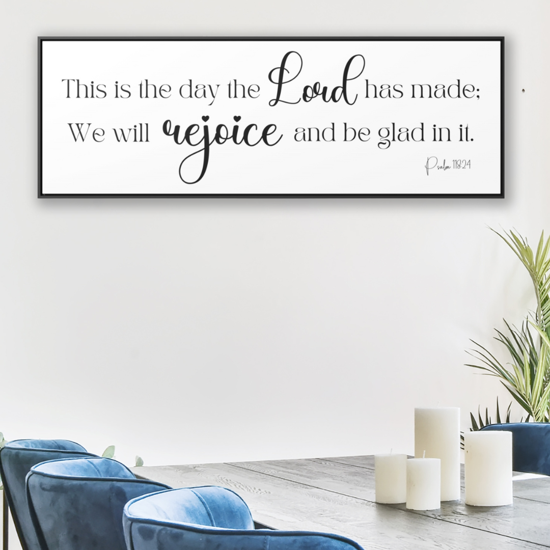 This Is The Day The Lord Has Made | Christian Wall Art