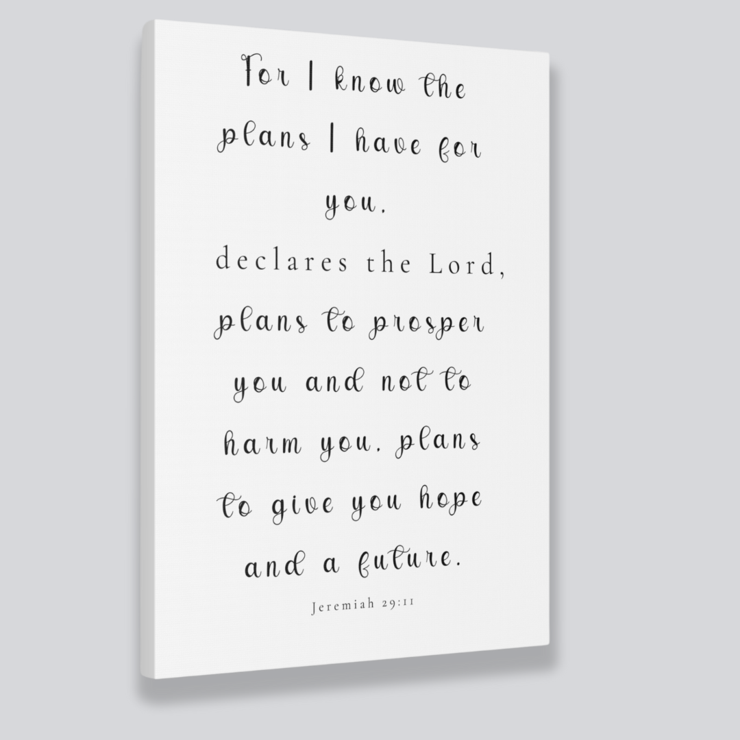 Plans To Prosper You | Office Wall Art