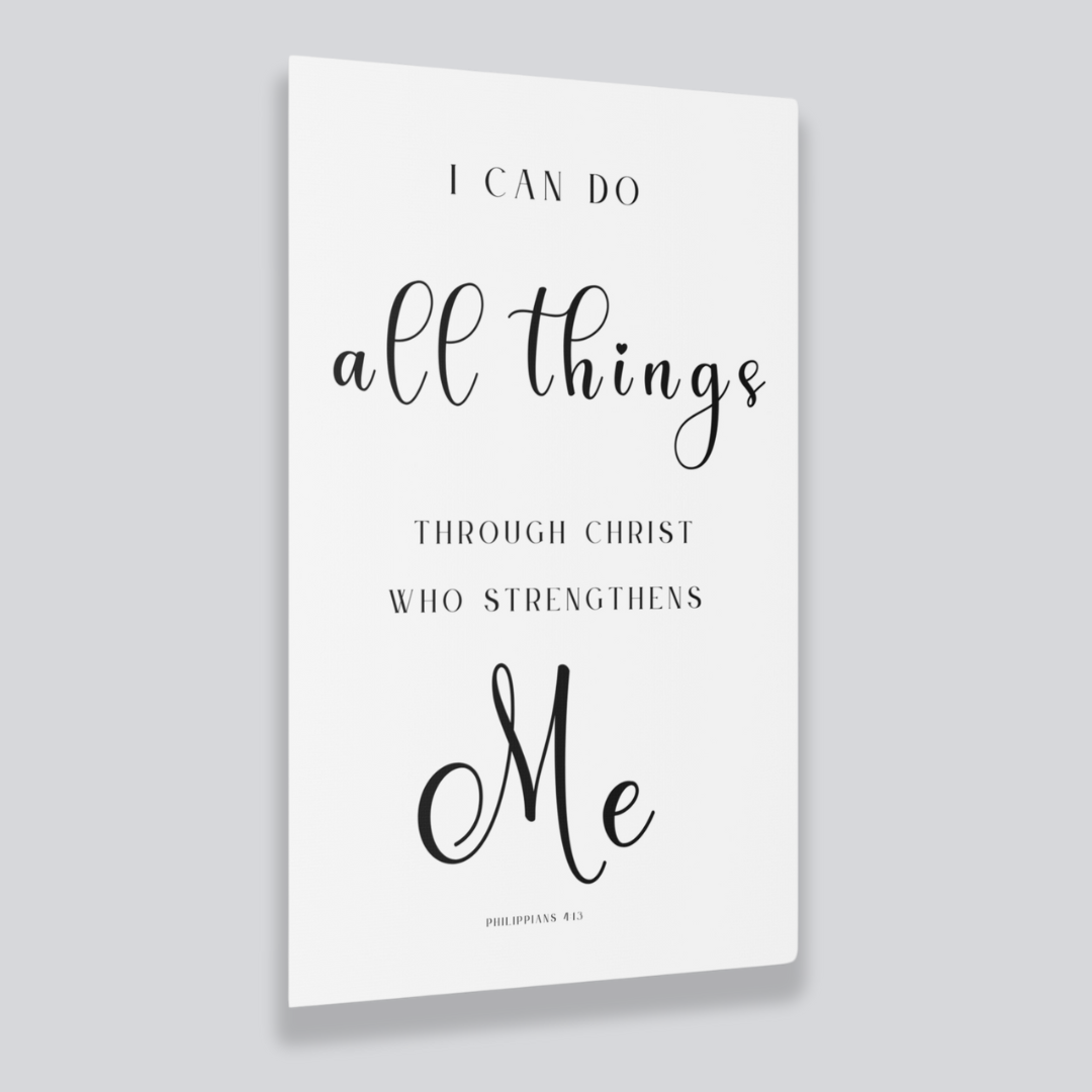 I Can Do All Things | Office Wall Art