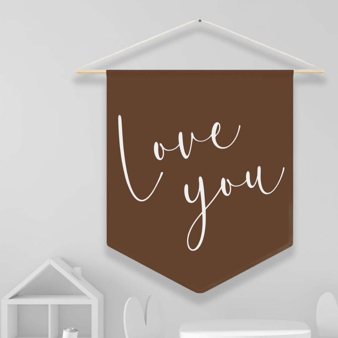 Love You | Nursery Pennant Wall Art