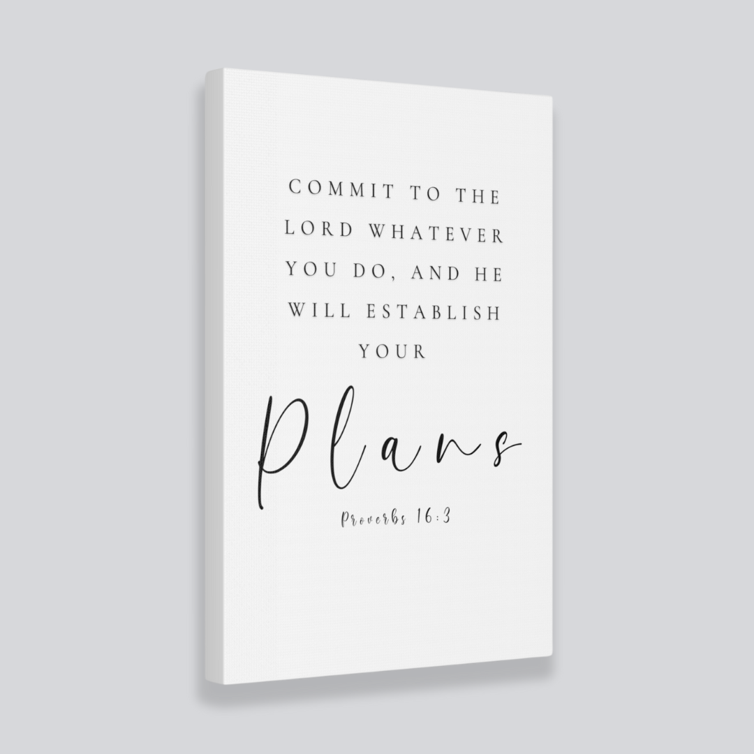 I Know The Plans I Have For You | Office Wall Art