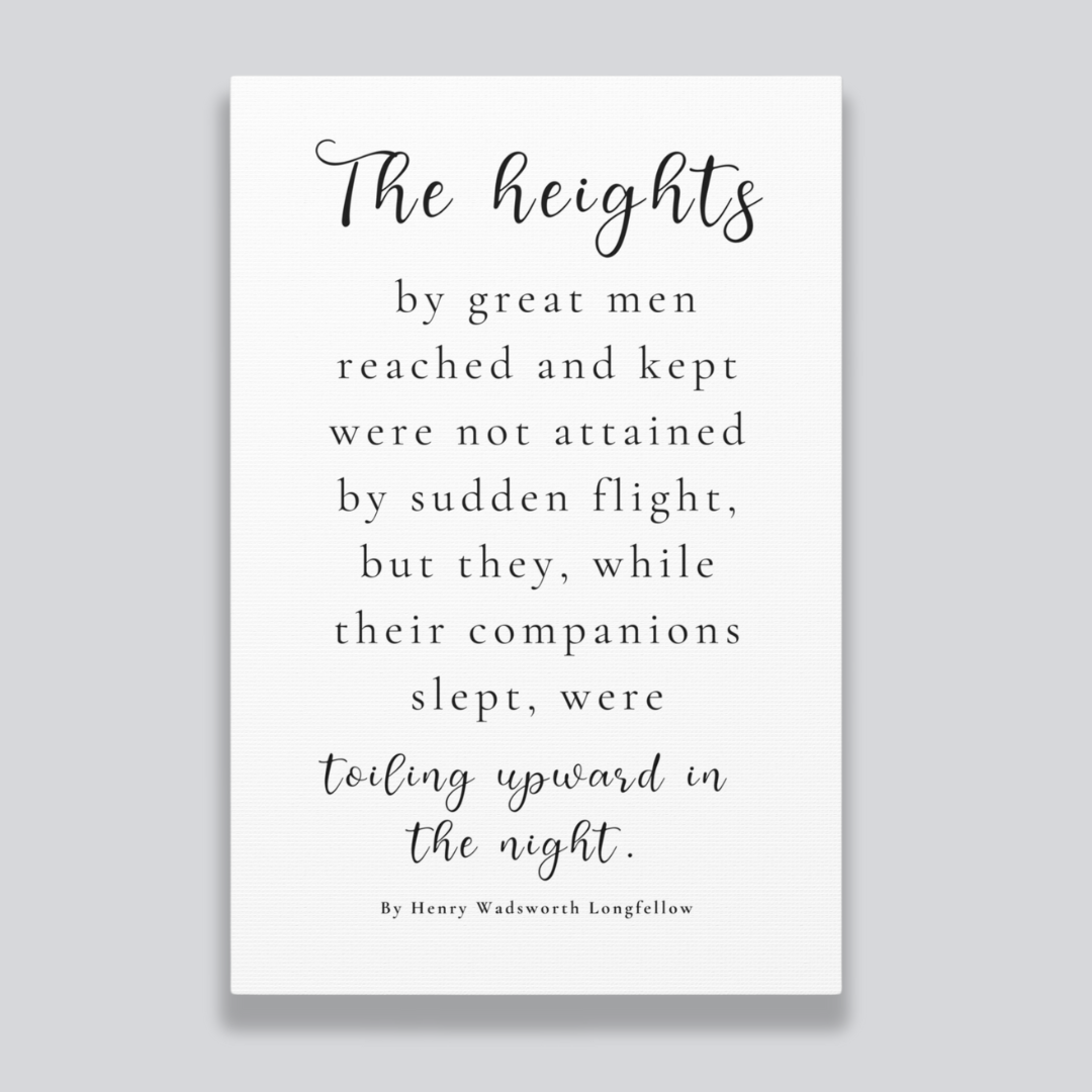 The Heights By Great Men | Office Wall Art