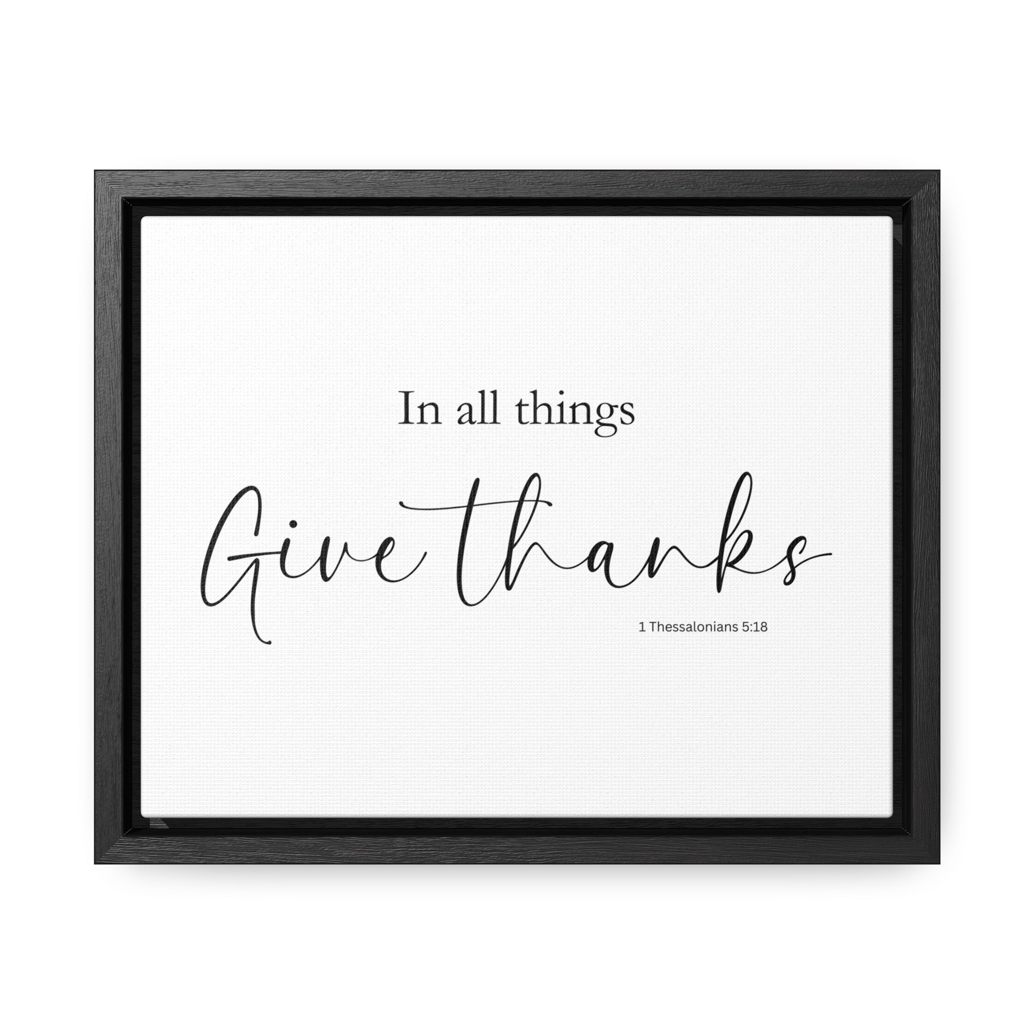 In All Things Give Thanks | Christian Wall Art