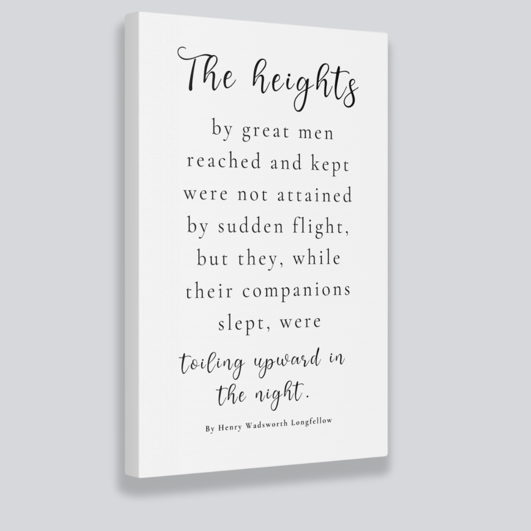 The Heights By Great Men | Office Wall Art