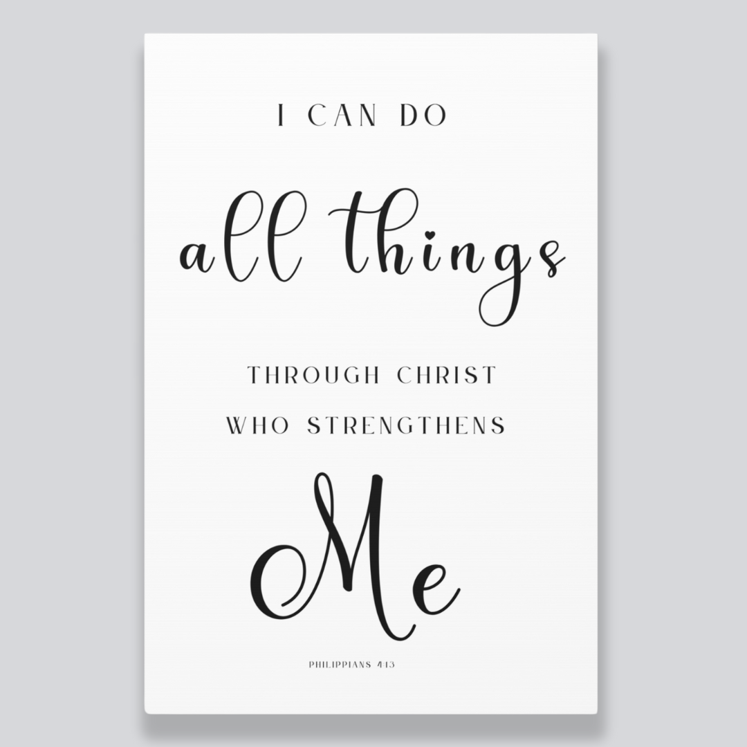 I Can Do All Things | Office Wall Art