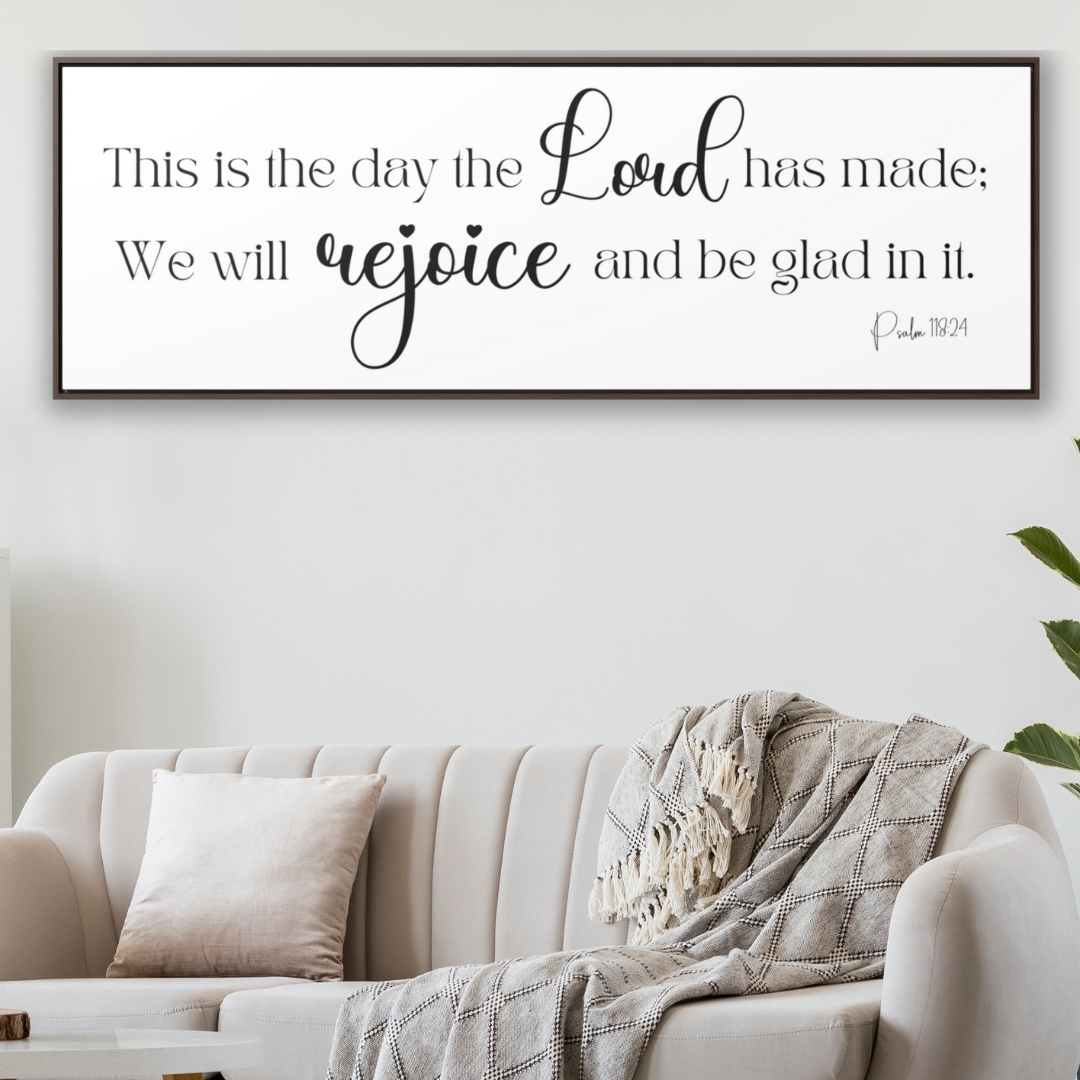 This Is The Day The Lord Has Made | Christian Wall Art