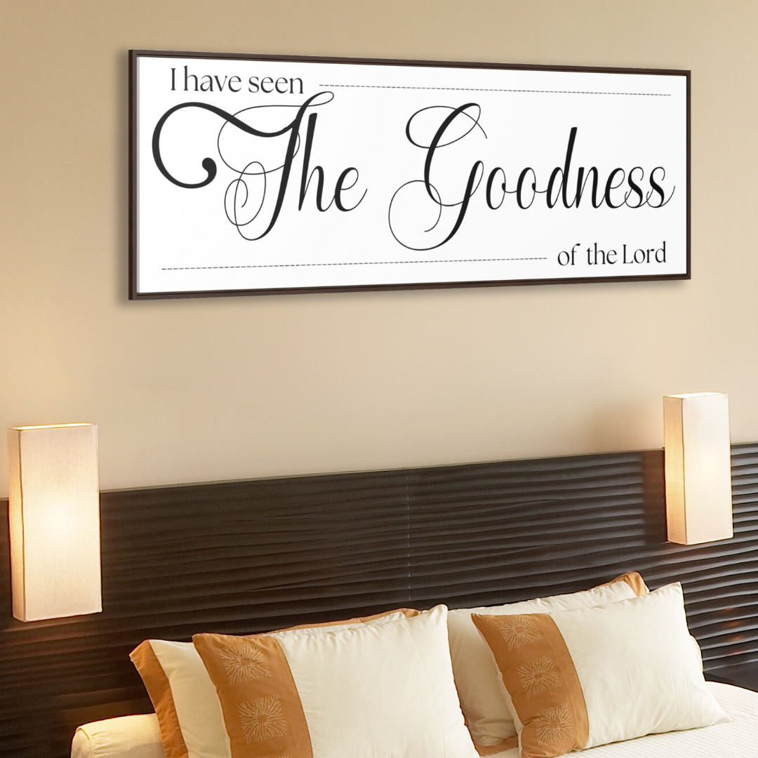 Goodness Of The Lord | Christian Wall Art