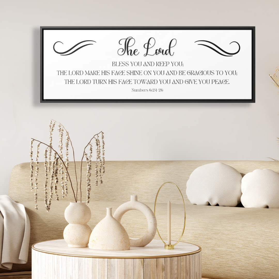 The Lord Bless You And Keep You | Christian Wall Art