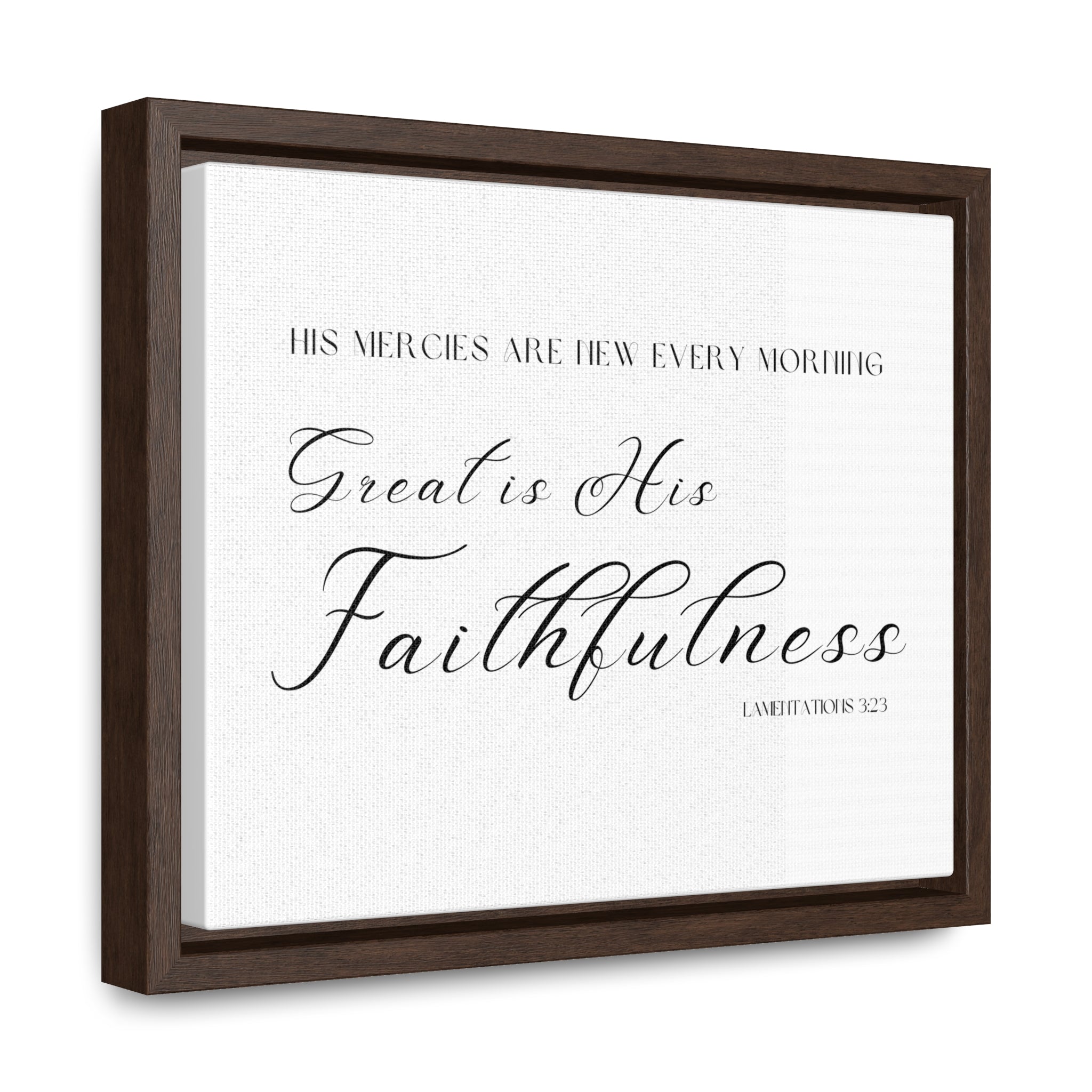 Great Is His Faithfulness | Christian Wall Art