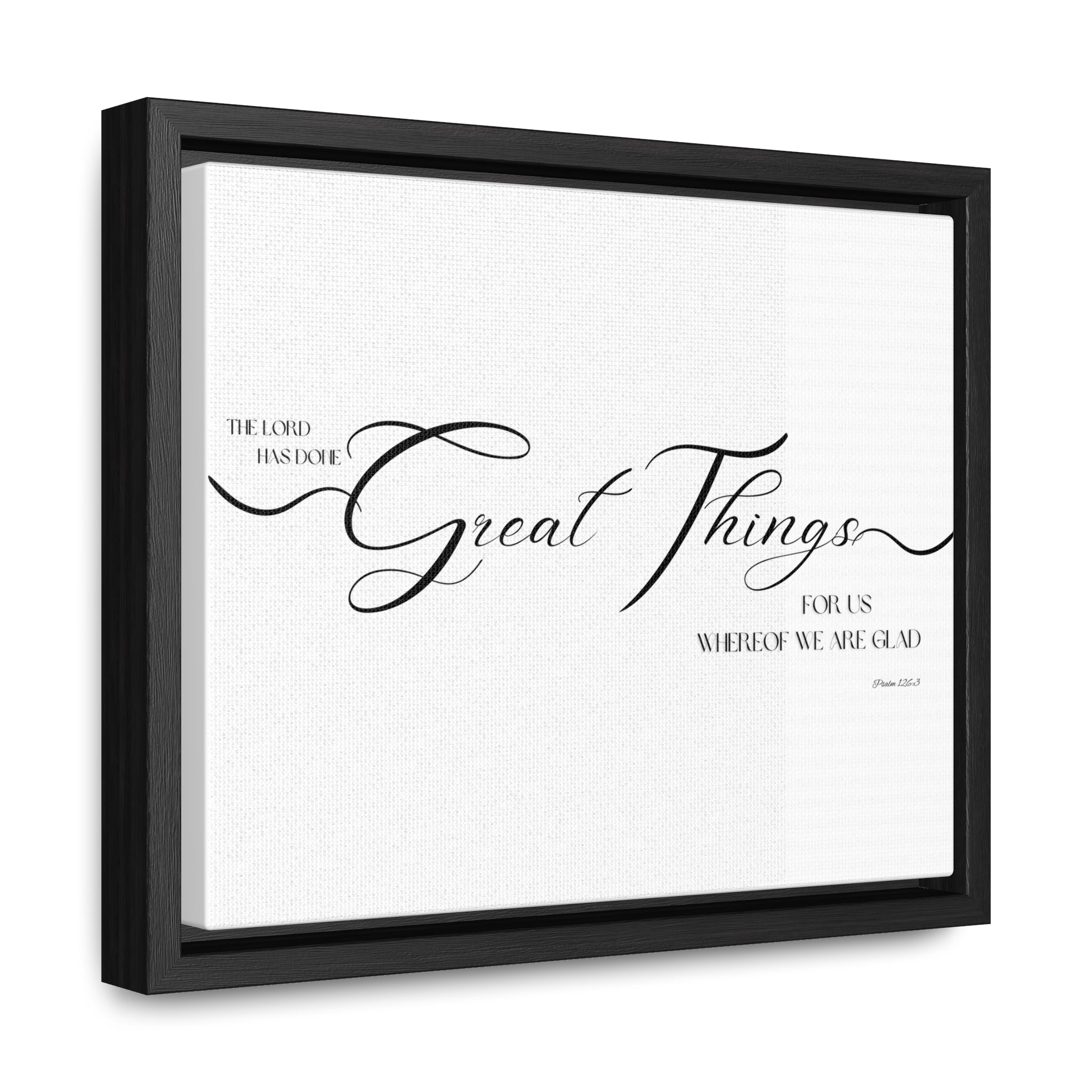 The Lord Has Done Great Things | Christian Wall Art