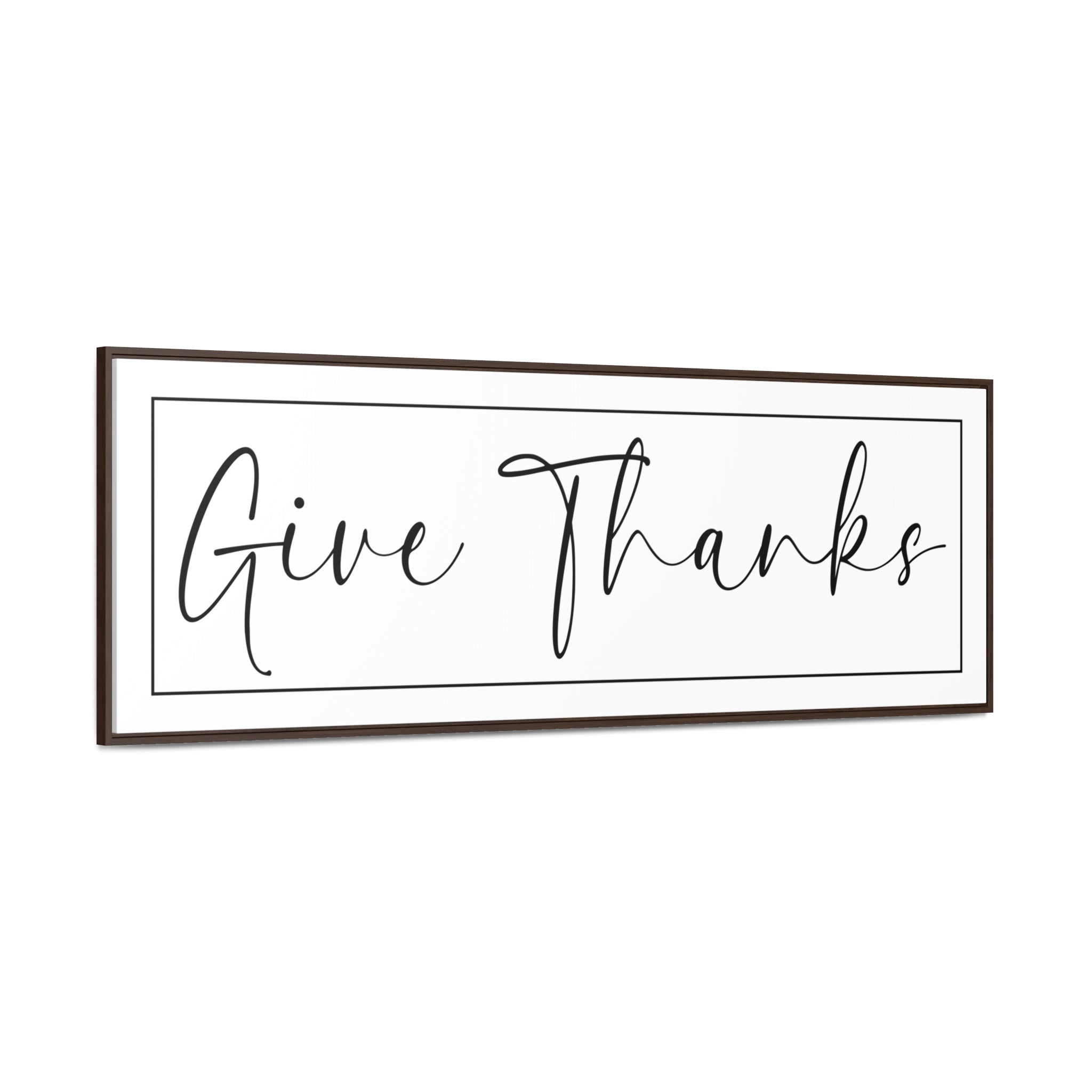 Give Thanks_V2 | Gratitude Wall Art | Canvas