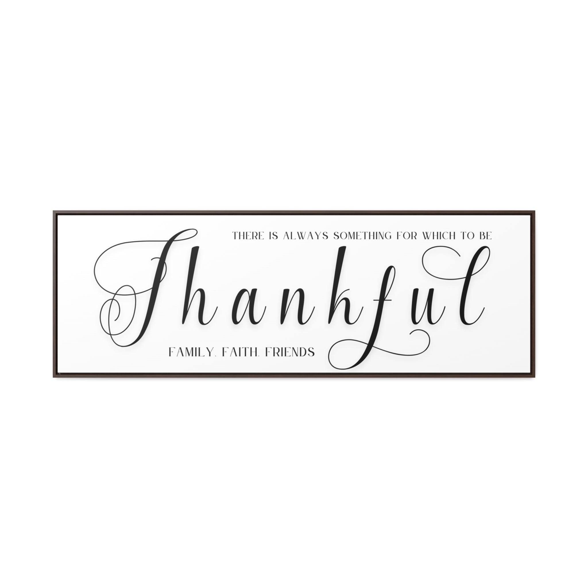 Something For Which To Be Thankful | Gratitude Wall Art | Canvas