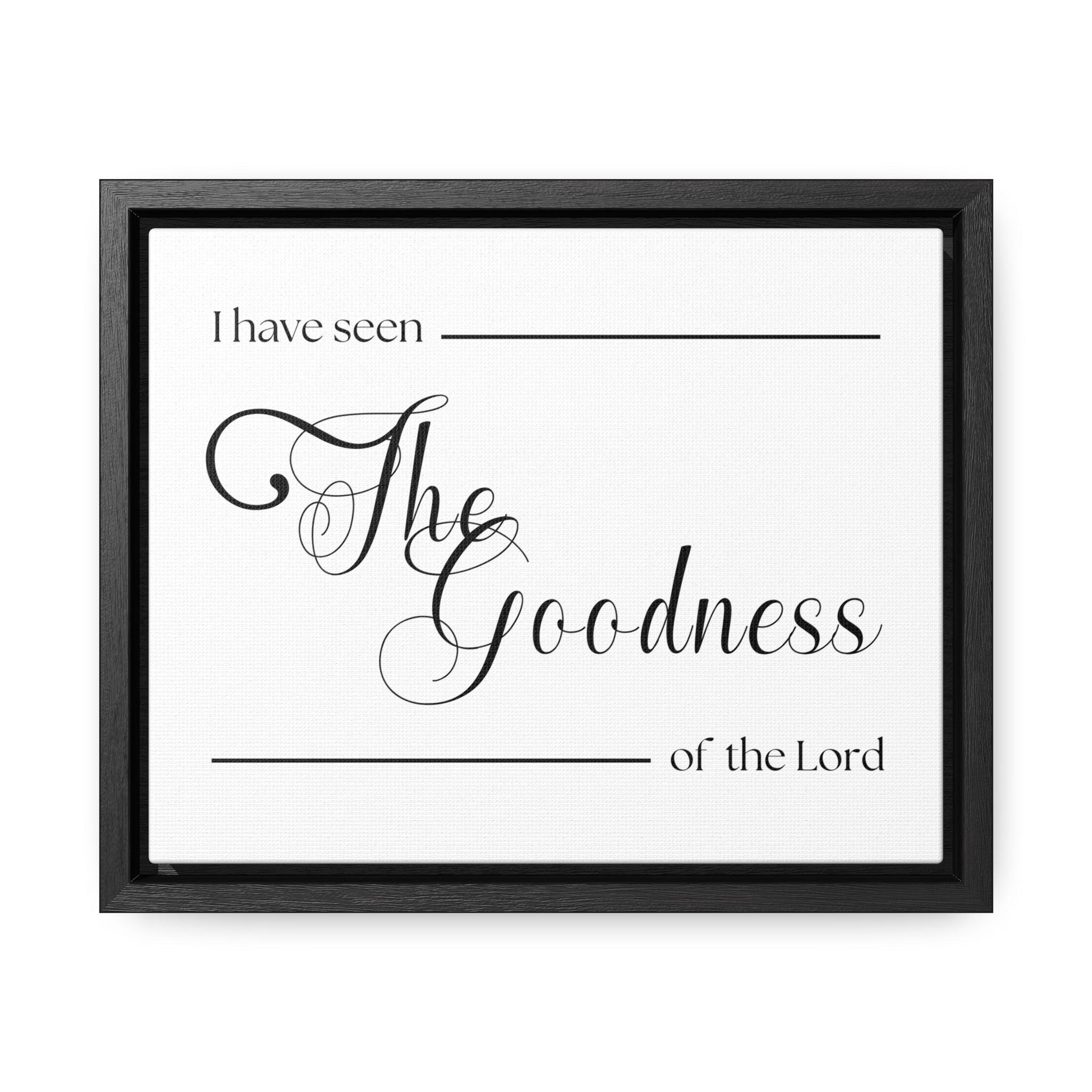 Goodness Of The Lord | Christian Wall Art