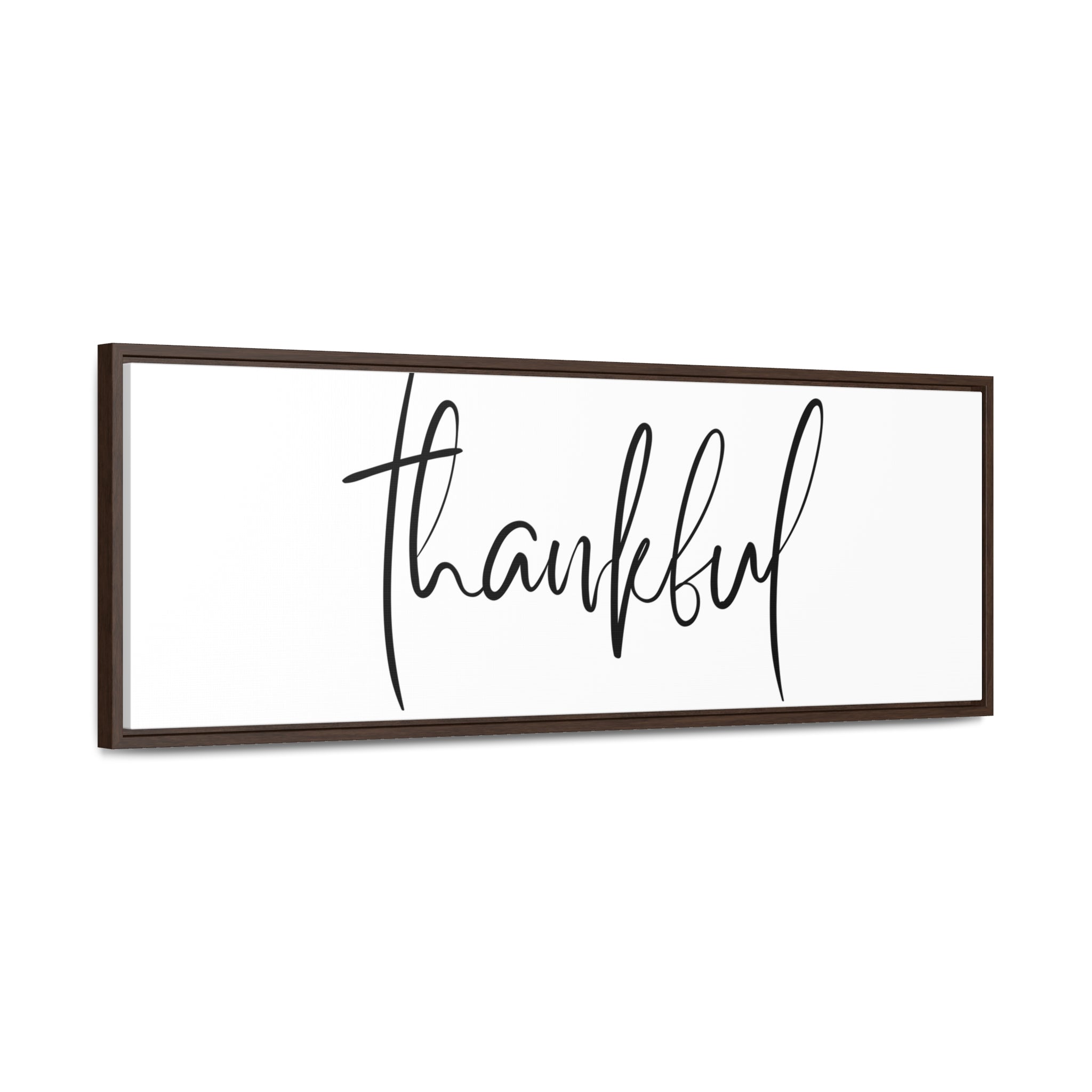 Thankful | Gratitude Wall Art | Canvas