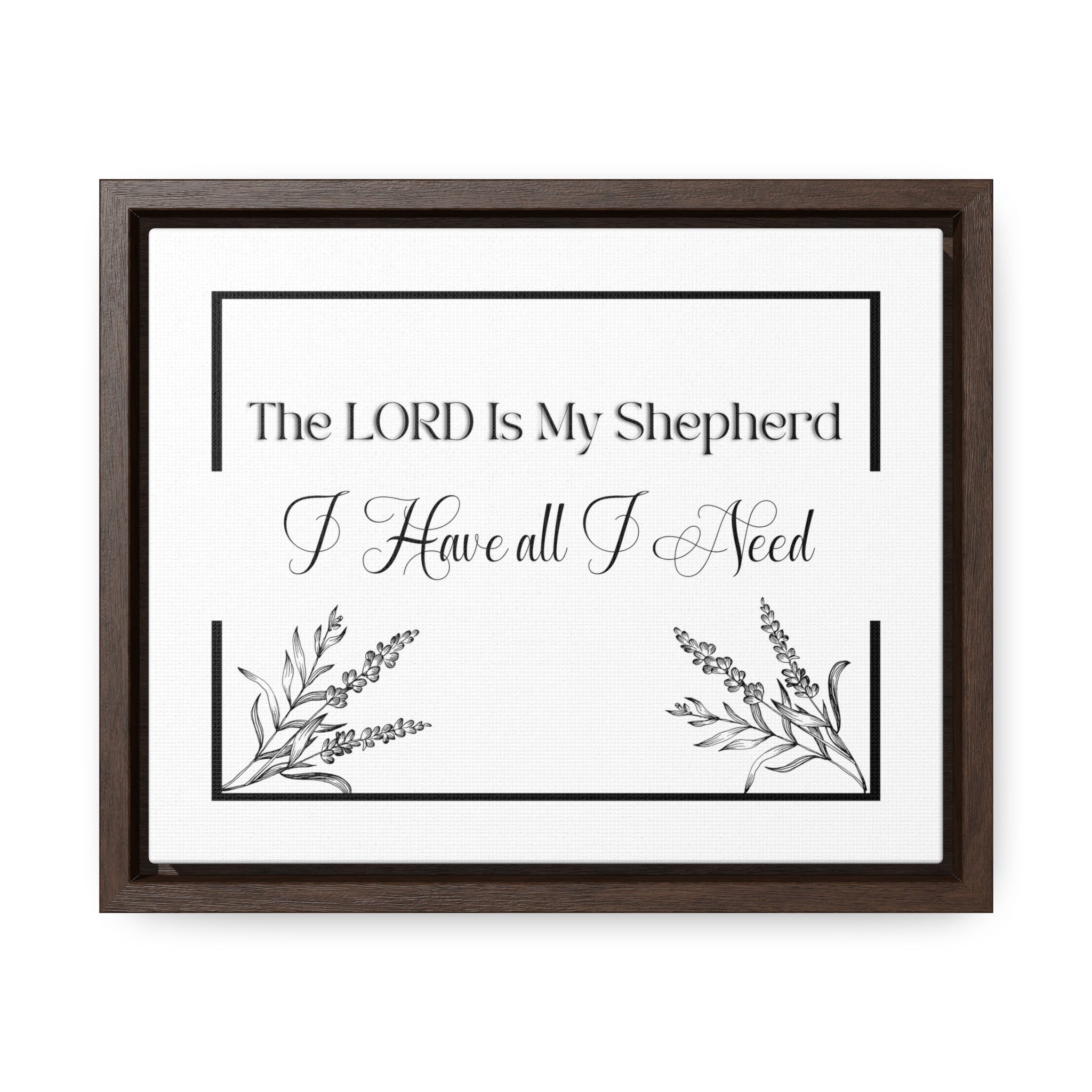 The Lord His My Shepherd I Have All | Christian Wall Art