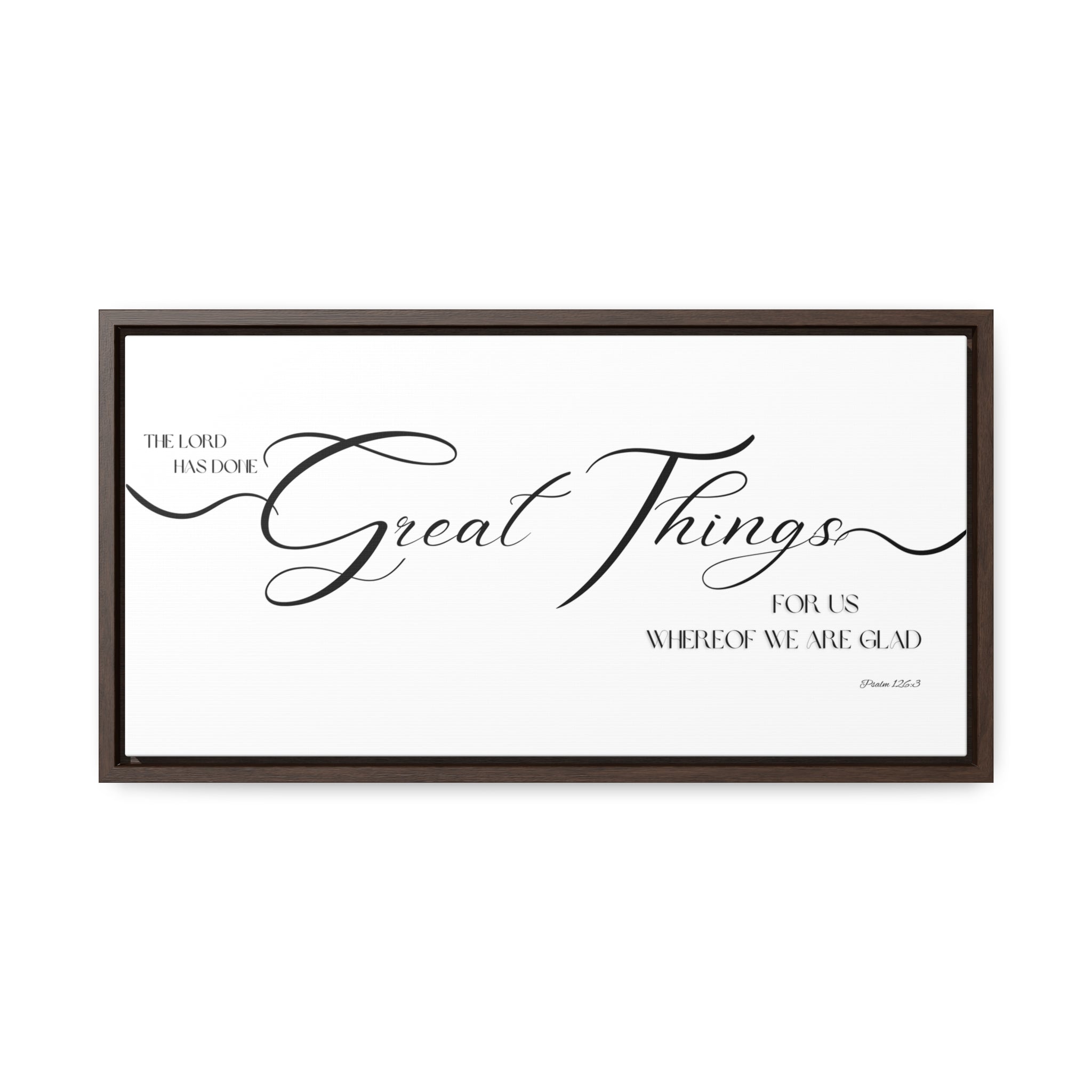 The Lord Has Done Great Things | Christian Wall Art