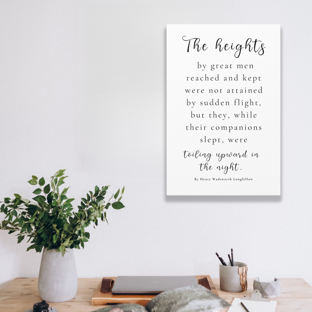 The Heights By Great Men | Office Wall Art