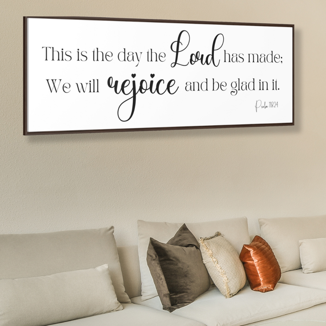 This Is The Day The Lord Has Made | Christian Wall Art