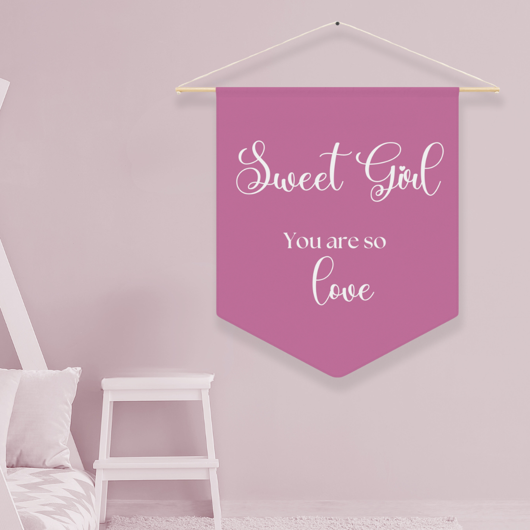 Sweet Girl You Are So Loved | Nursery Pennant