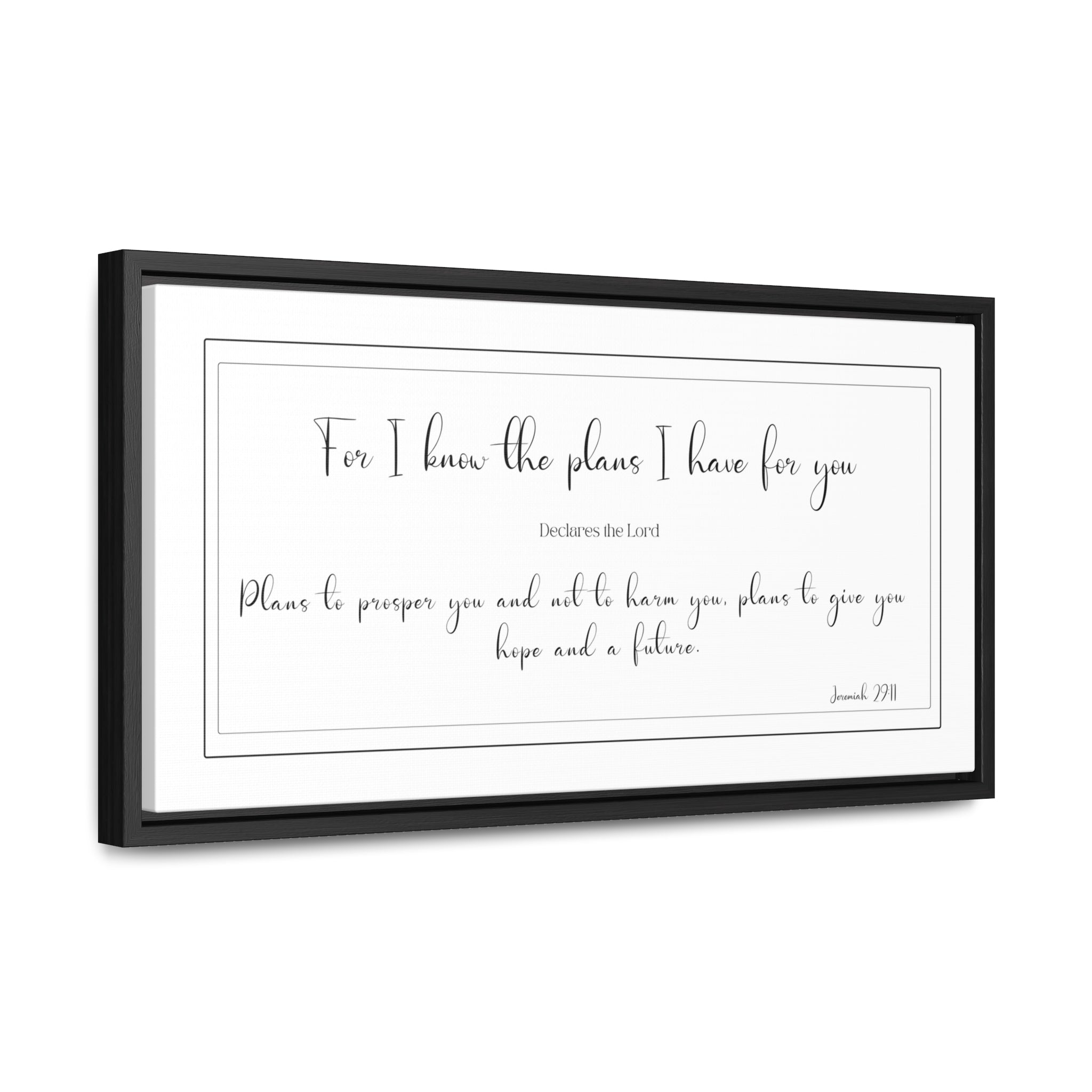 I Know The Plans I Have For You | Christian Wall Art