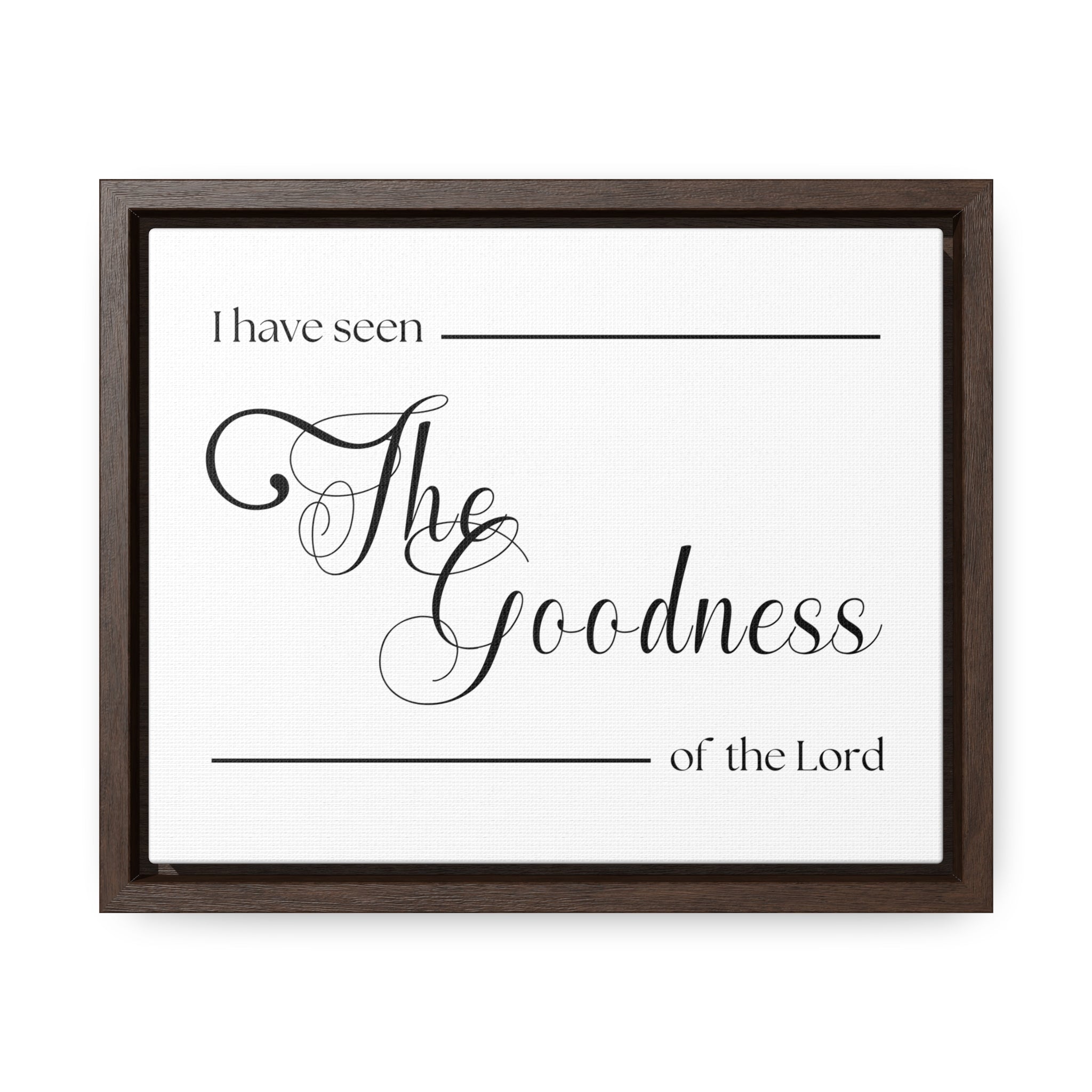 Goodness Of The Lord | Christian Wall Art