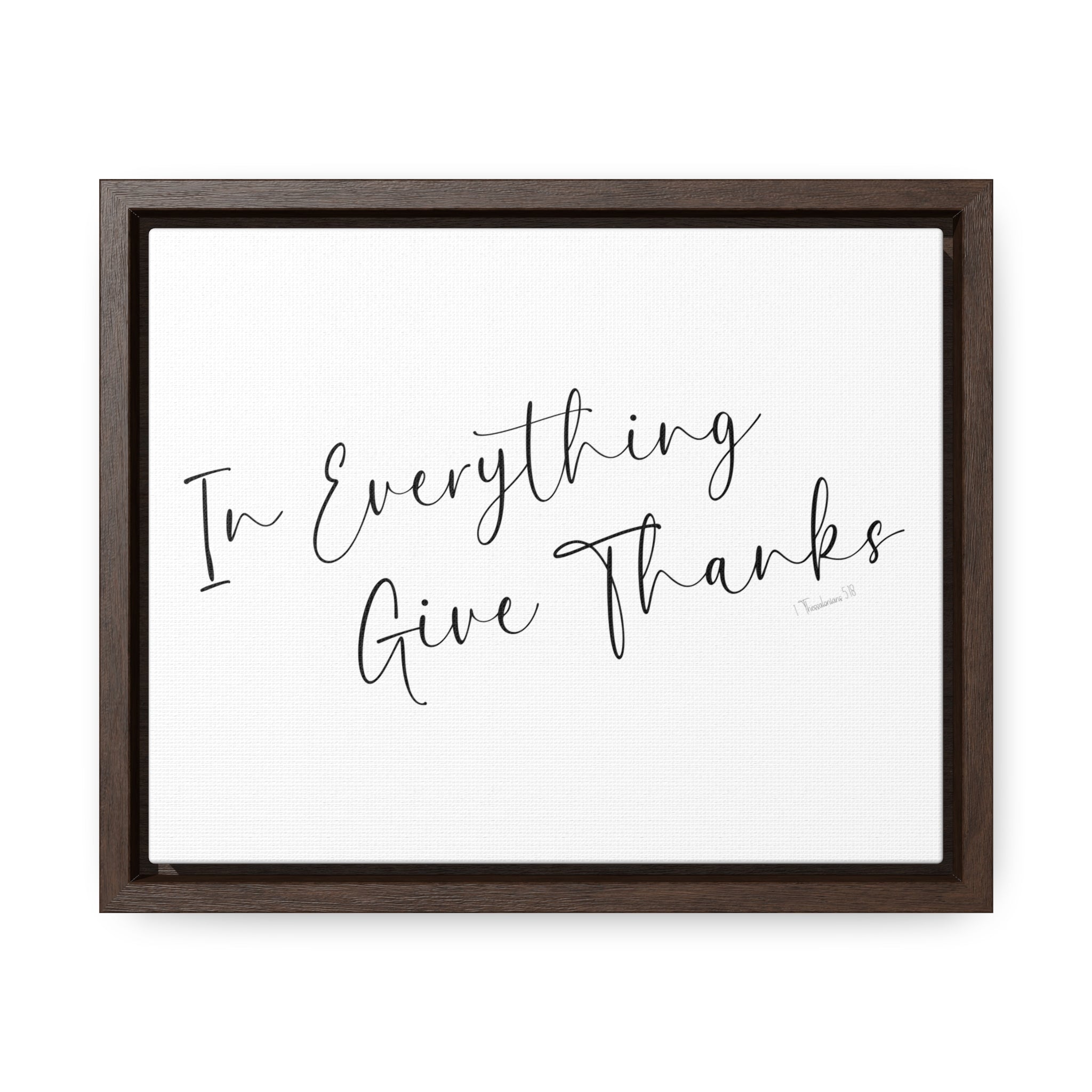 In Everything Give Thanks | Christian Wall Art