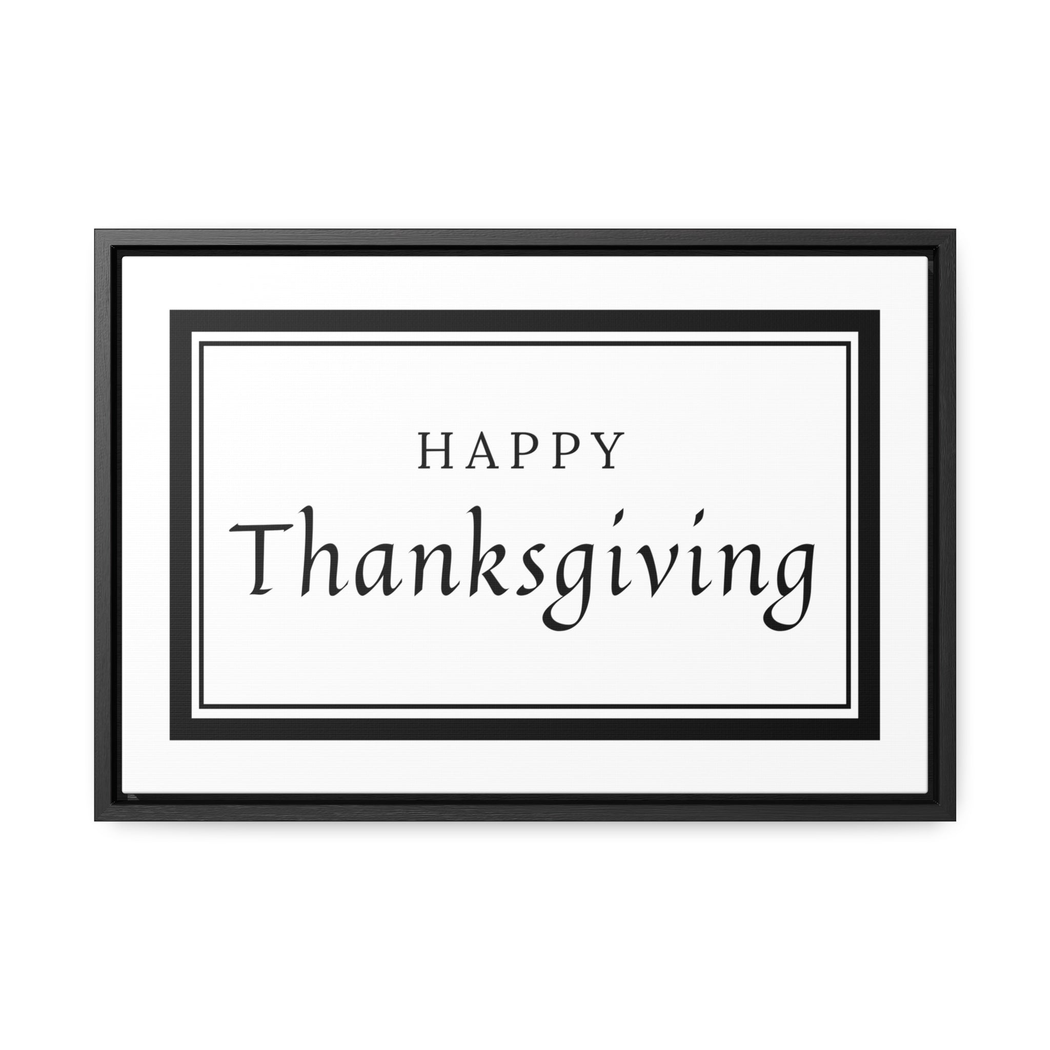 Happy Thanksgiving | Gratitude Wall Art | Canvas