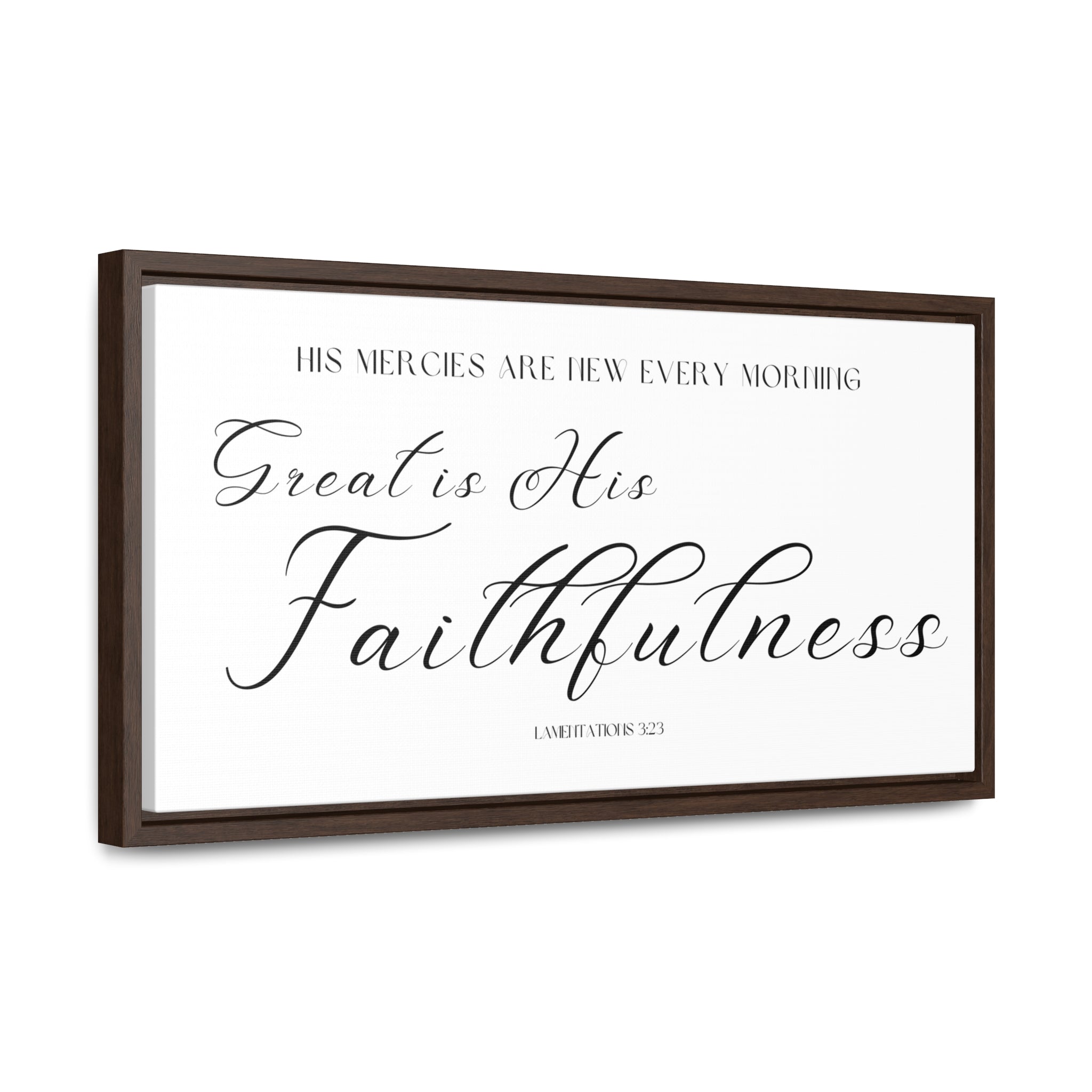 Great Is His Faithfulness | Christian Wall Art