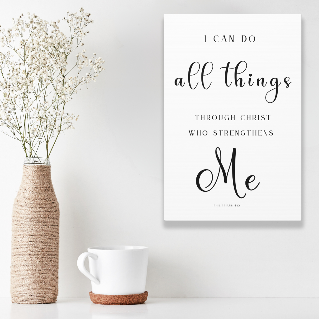 I Can Do All Things | Office Wall Art