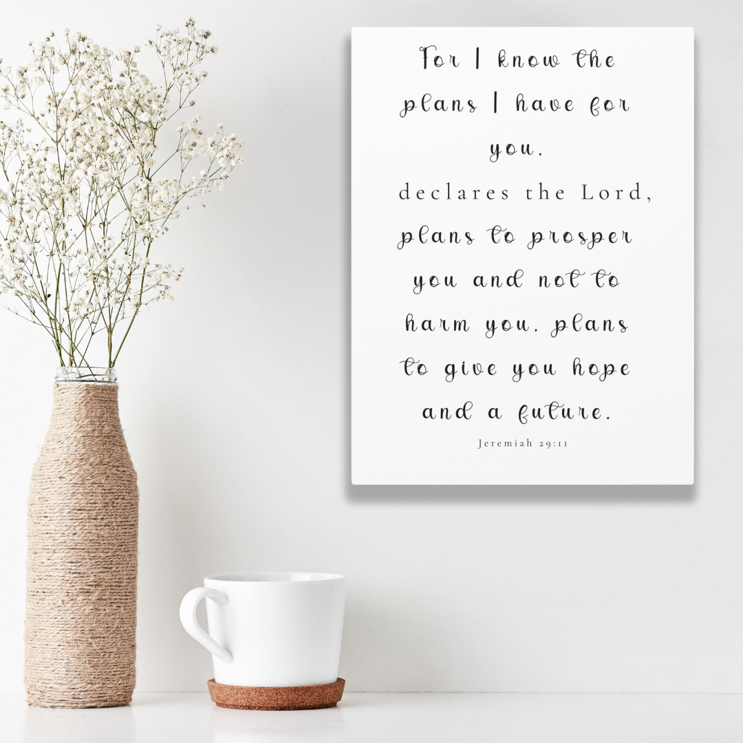 Plans To Prosper You | Office Wall Art