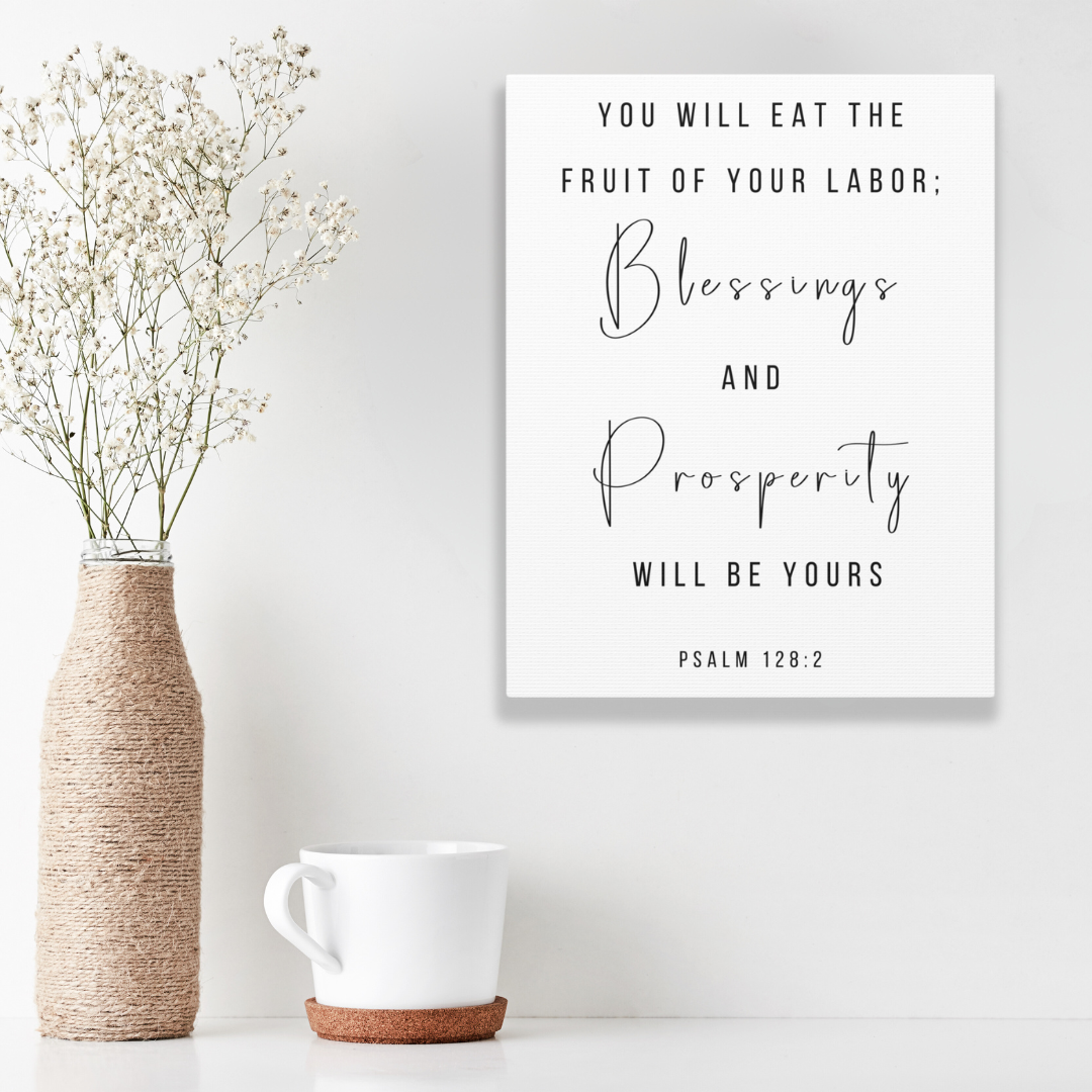 I Will Eat The Fruit Of Your Labor| Office Wall Art