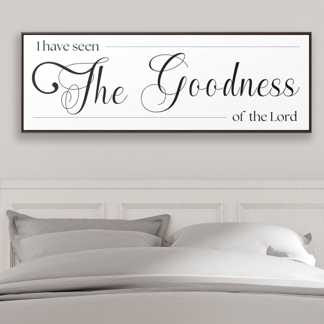 Goodness Of The Lord | Christian Wall Art