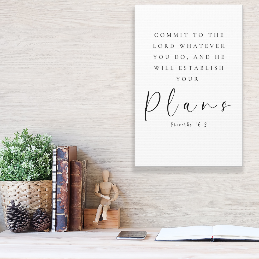 I Know The Plans I Have For You | Office Wall Art