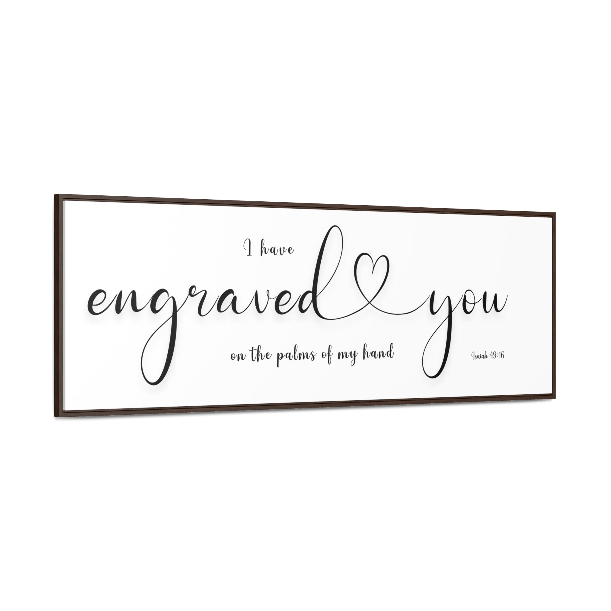 I Engraved You On The Palm Of My Hands | Christian Wall Art