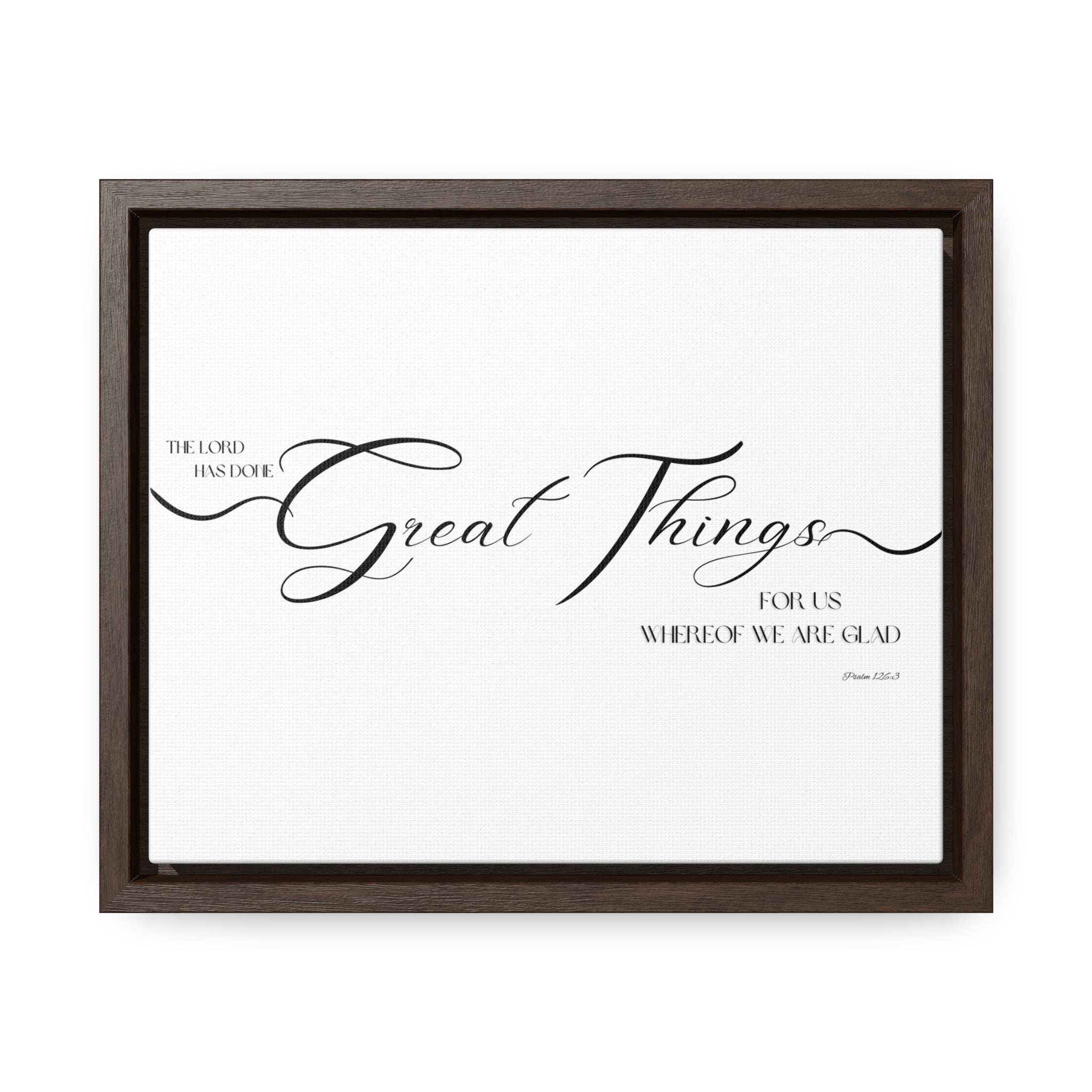 The Lord Has Done Great Things | Christian Wall Art