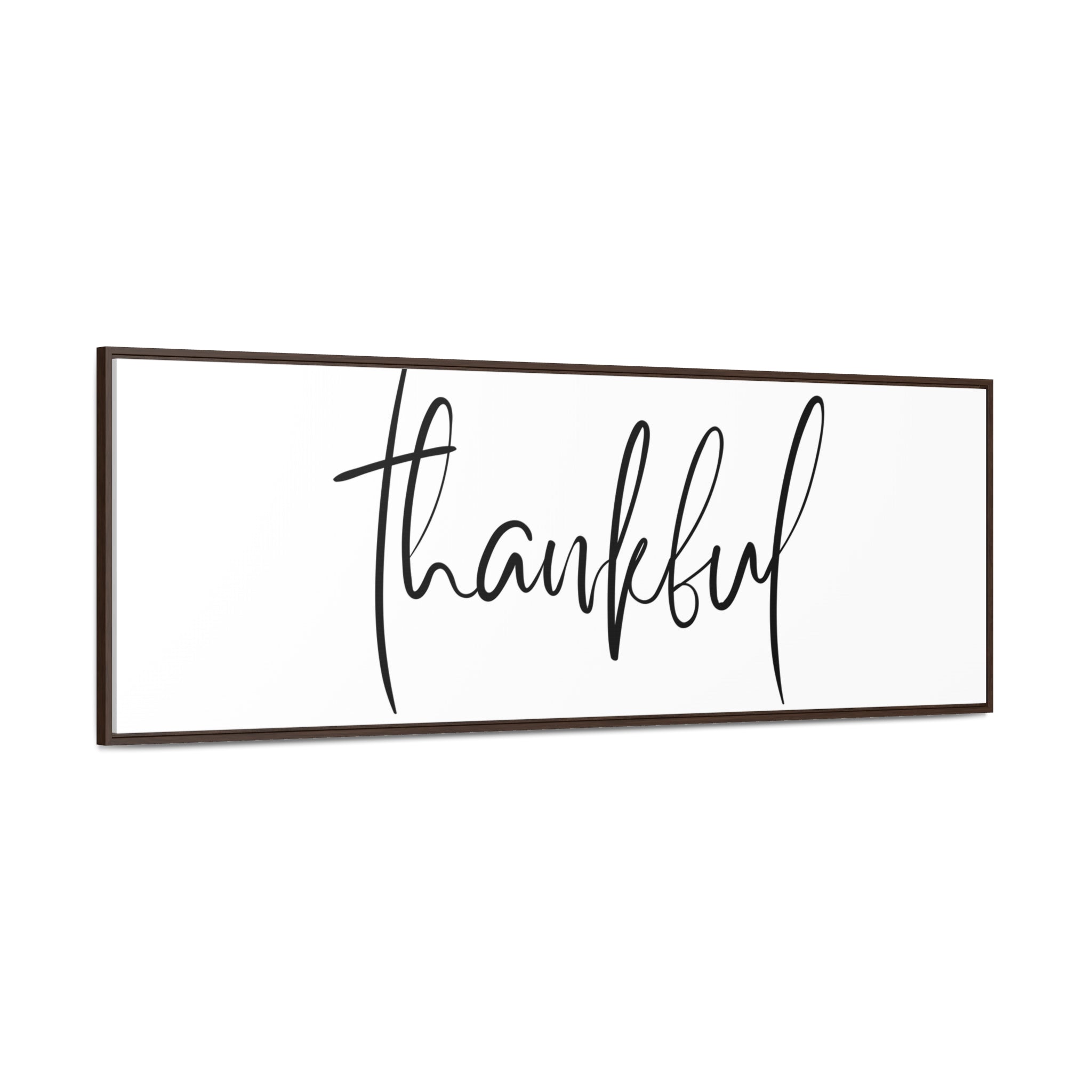 Thankful | Gratitude Wall Art | Canvas