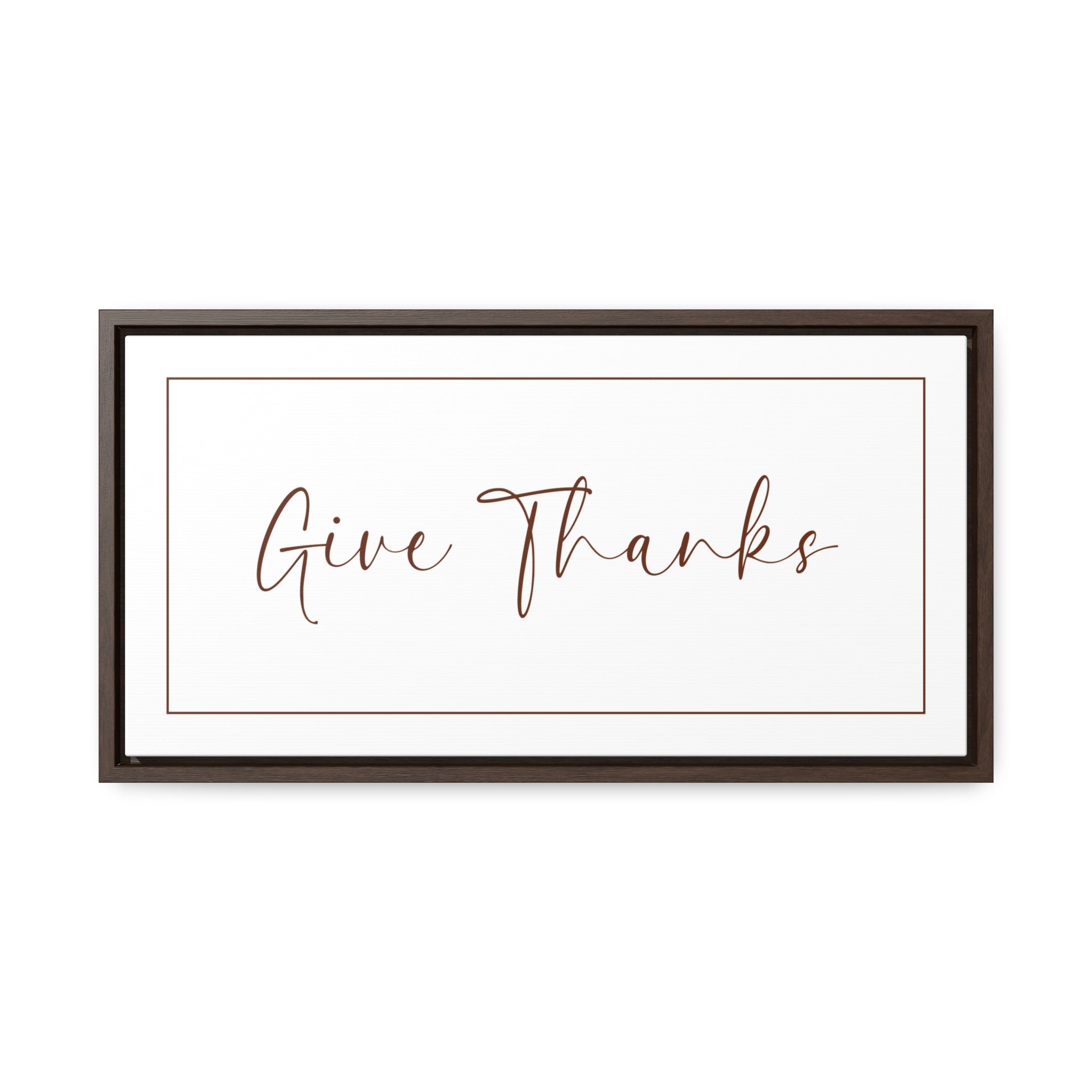 Give Thanks_V2 | Gratitude Wall Art | Canvas