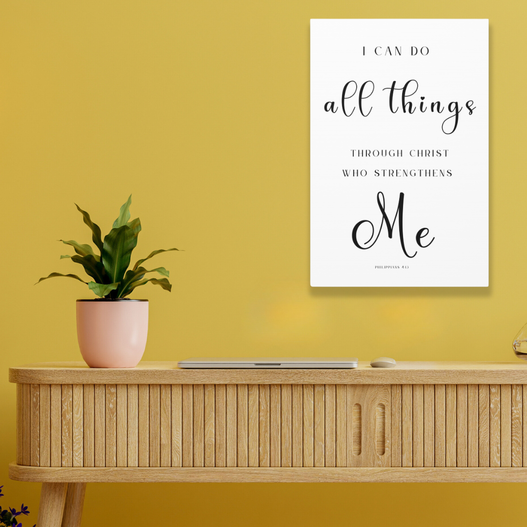 I Can Do All Things | Office Wall Art