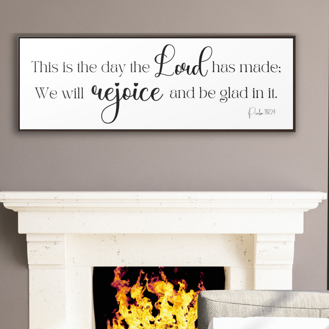 This Is The Day The Lord Has Made | Christian Wall Art