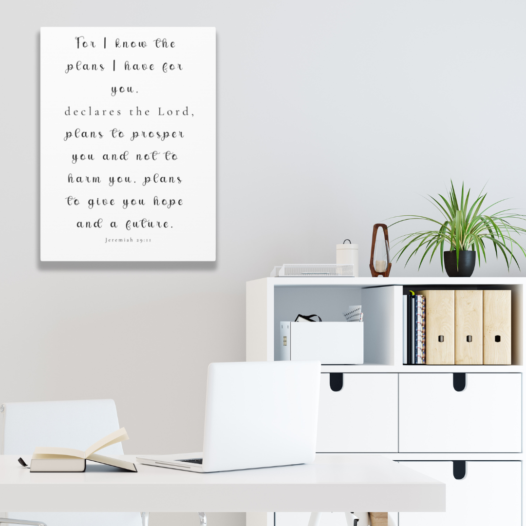 Plans To Prosper You | Office Wall Art