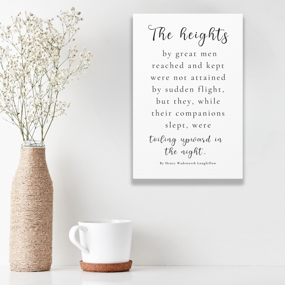 The Heights By Great Men | Office Wall Art