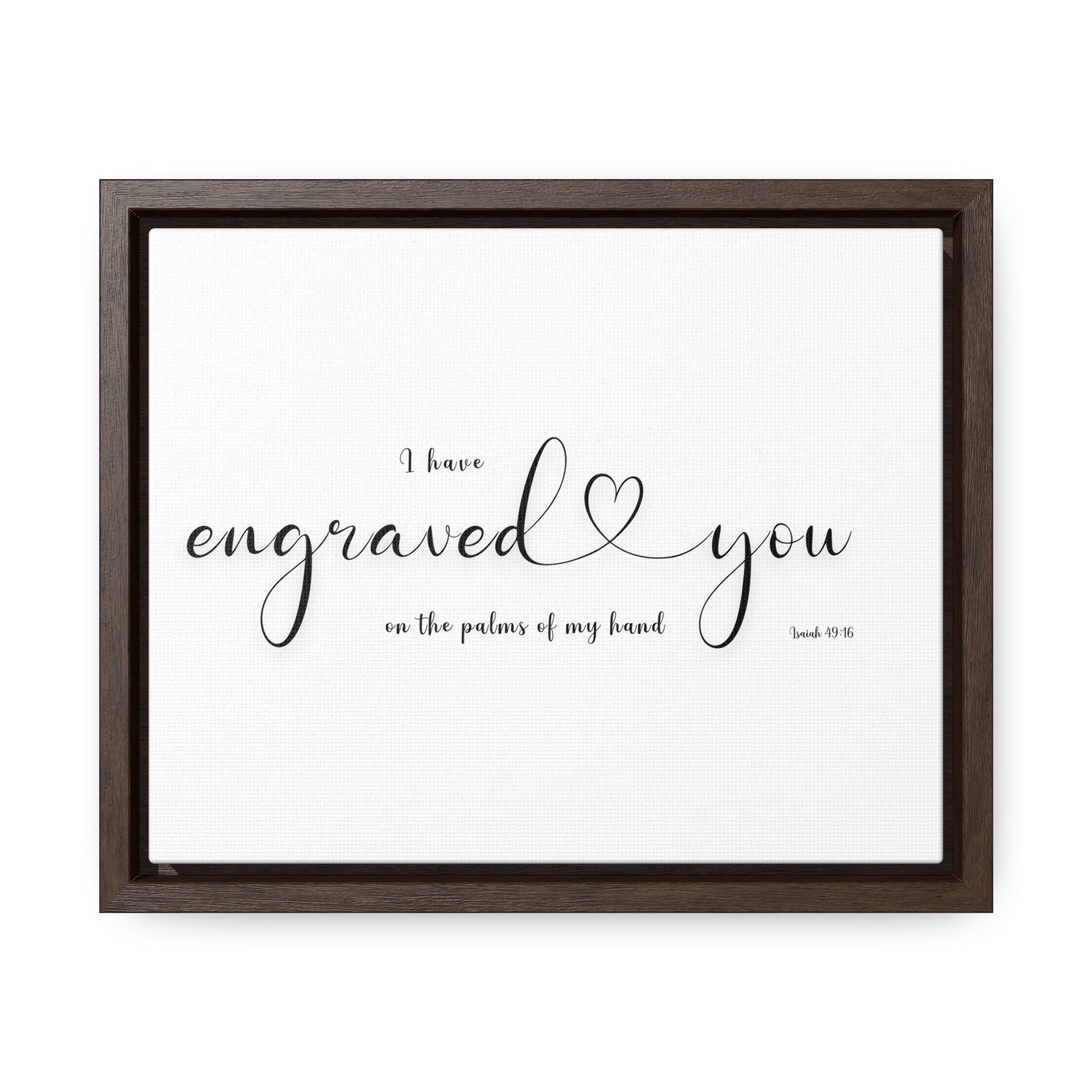 I Engraved You On The Palm Of My Hands | Christian Wall Art