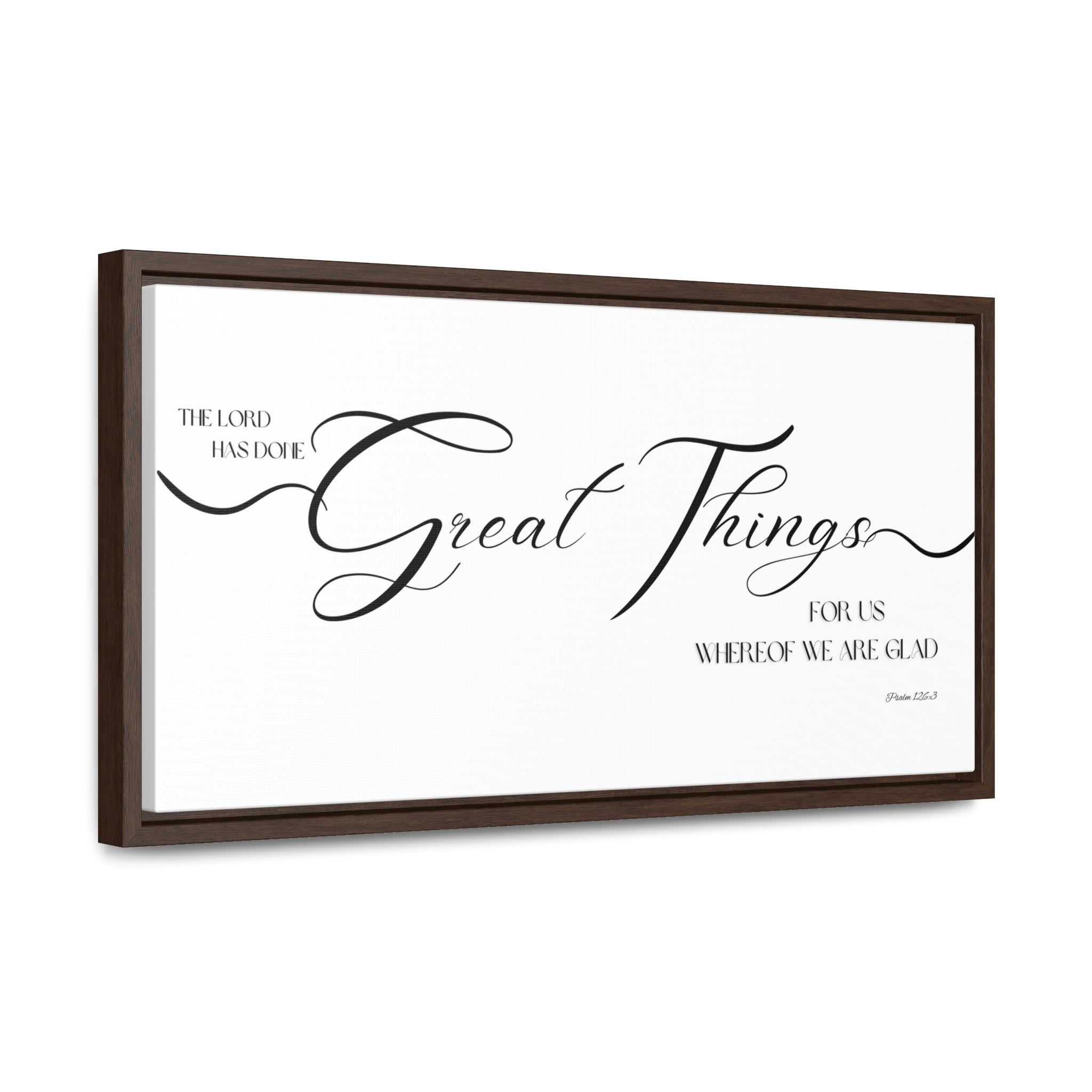 The Lord Has Done Great Things | Christian Wall Art