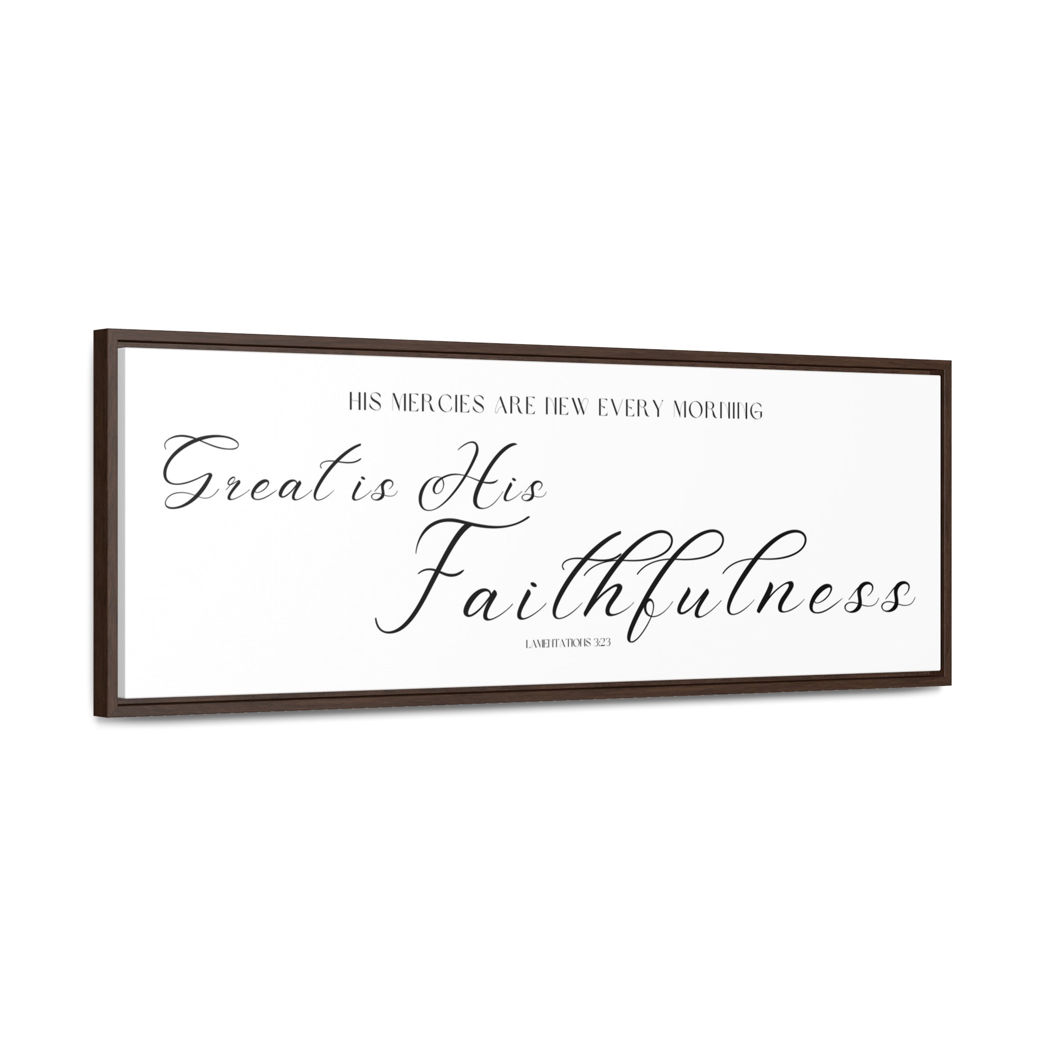 Great Is His Faithfulness | Christian Wall Art